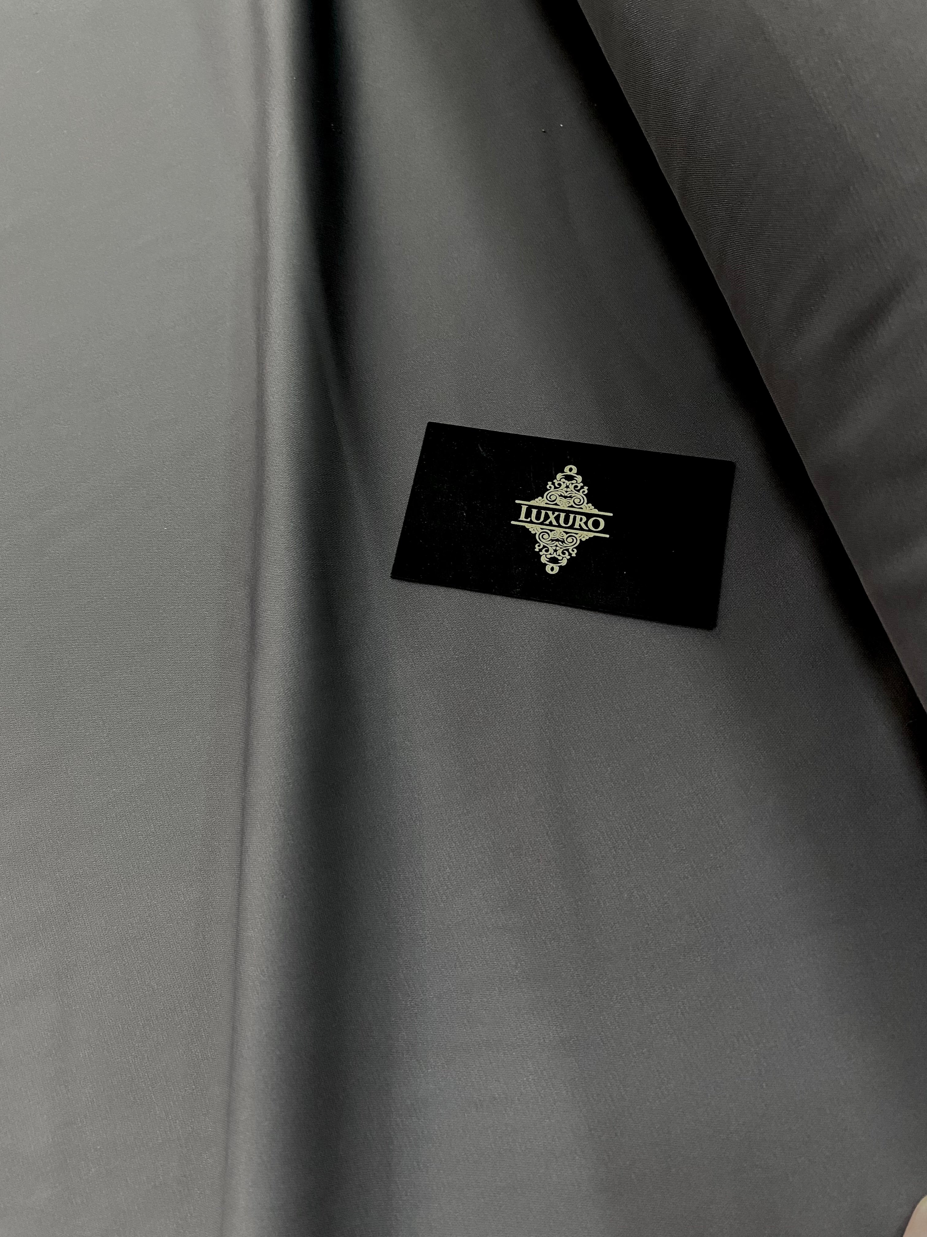 Triplu Voal Elastic Gri Antracit