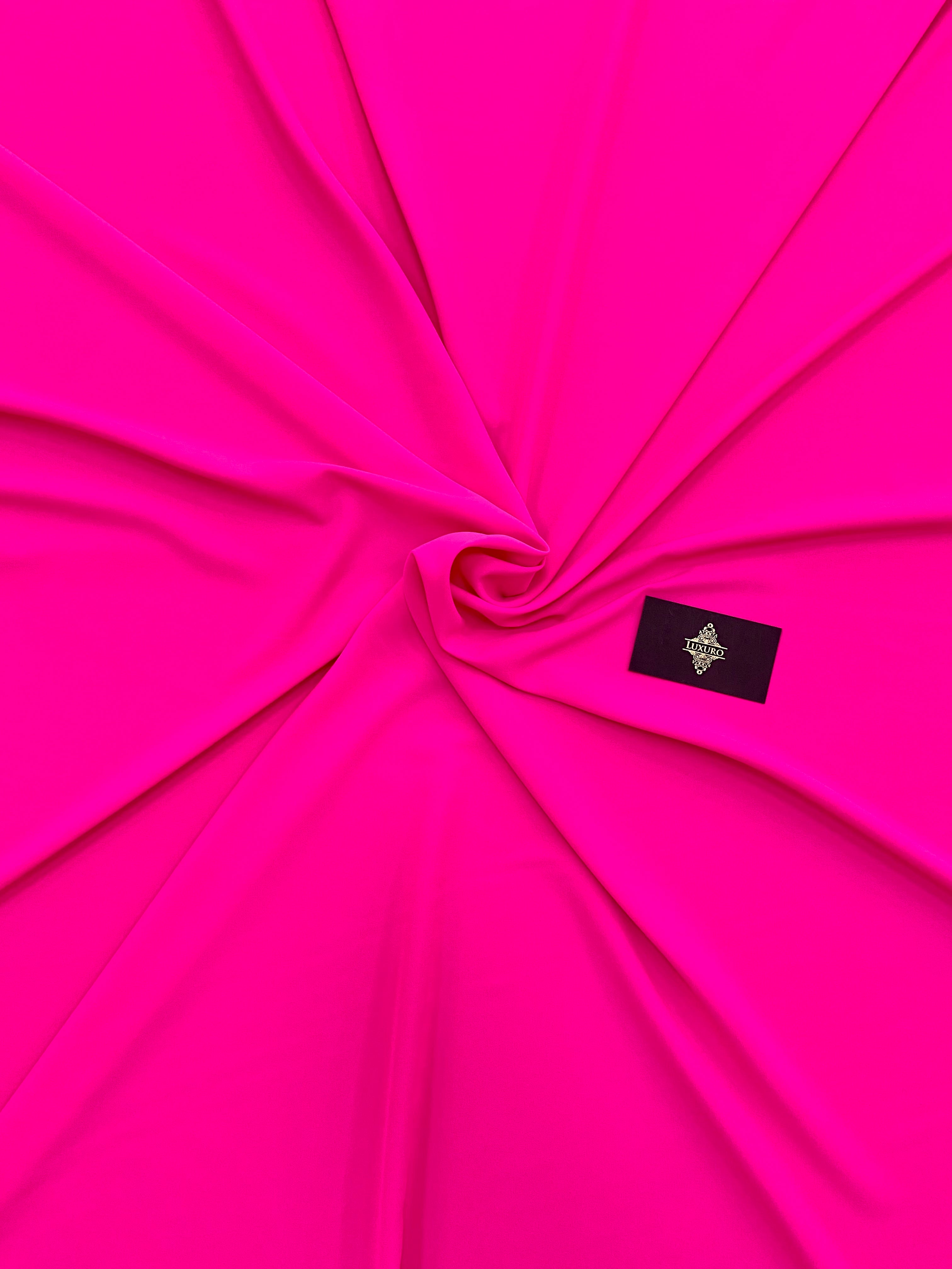 Triplu Voal Elastic Fucsia