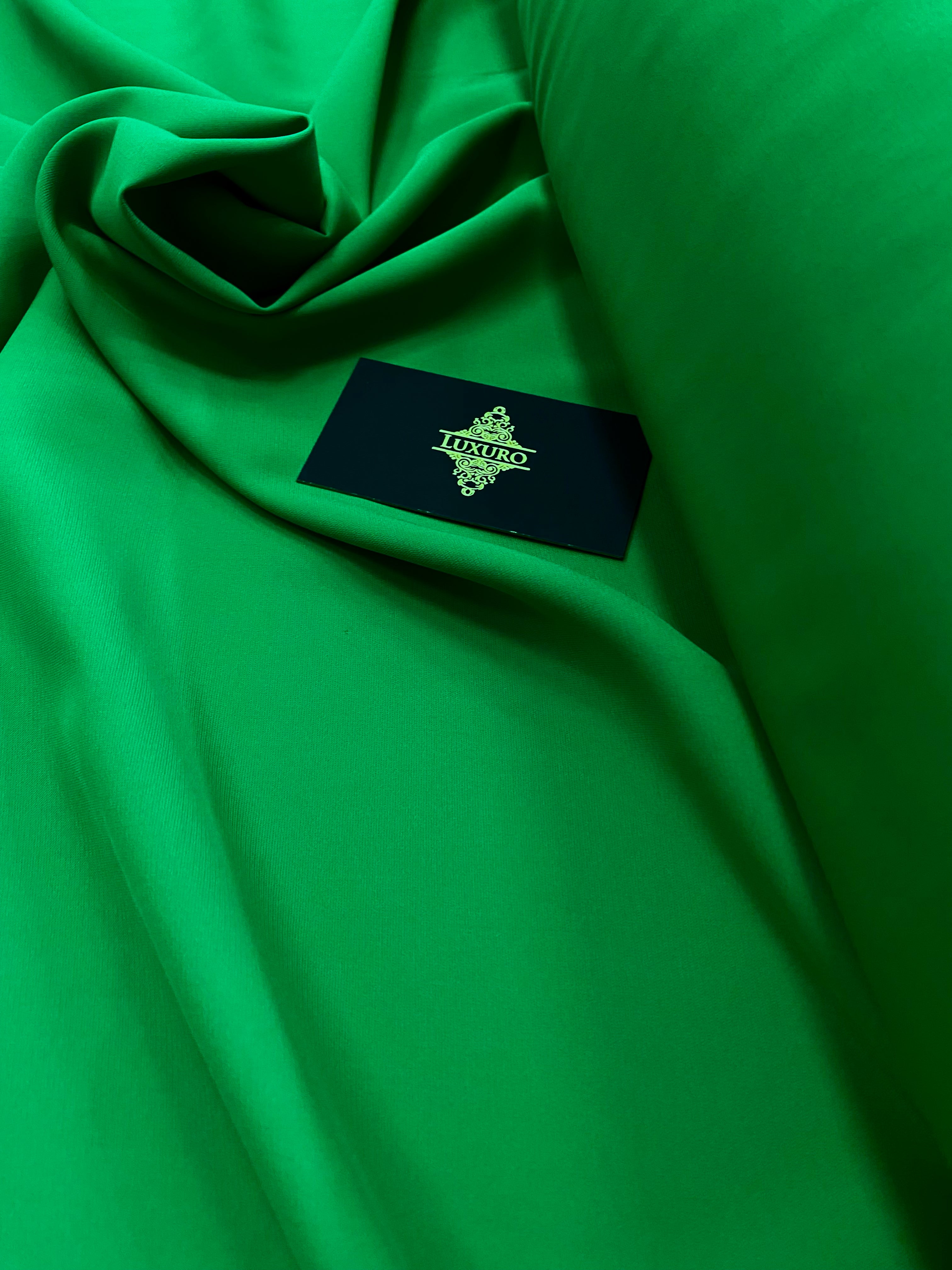 Triplu Voal Elastic Verde Aprins