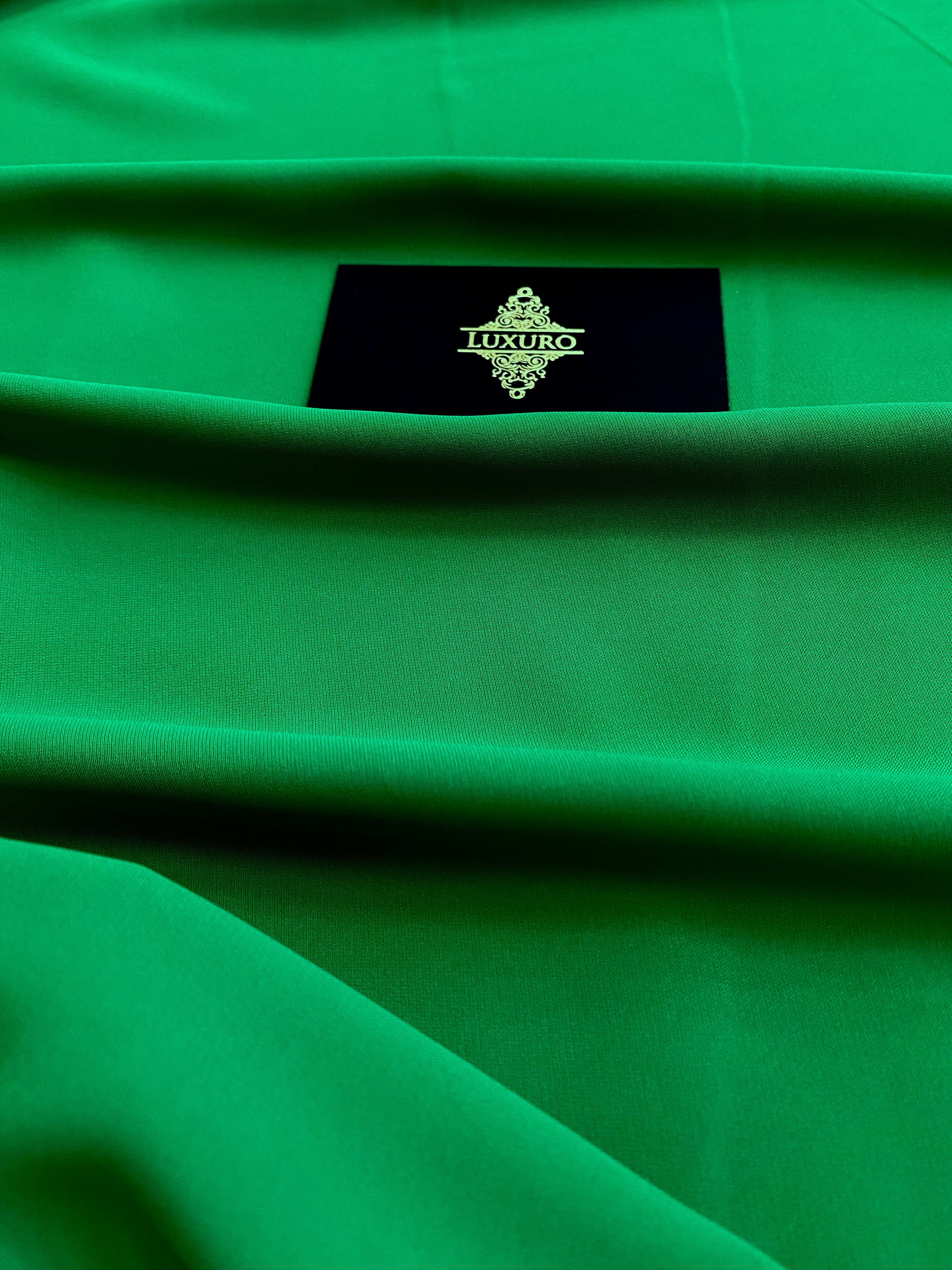Triplu Voal Elastic Verde Aprins
