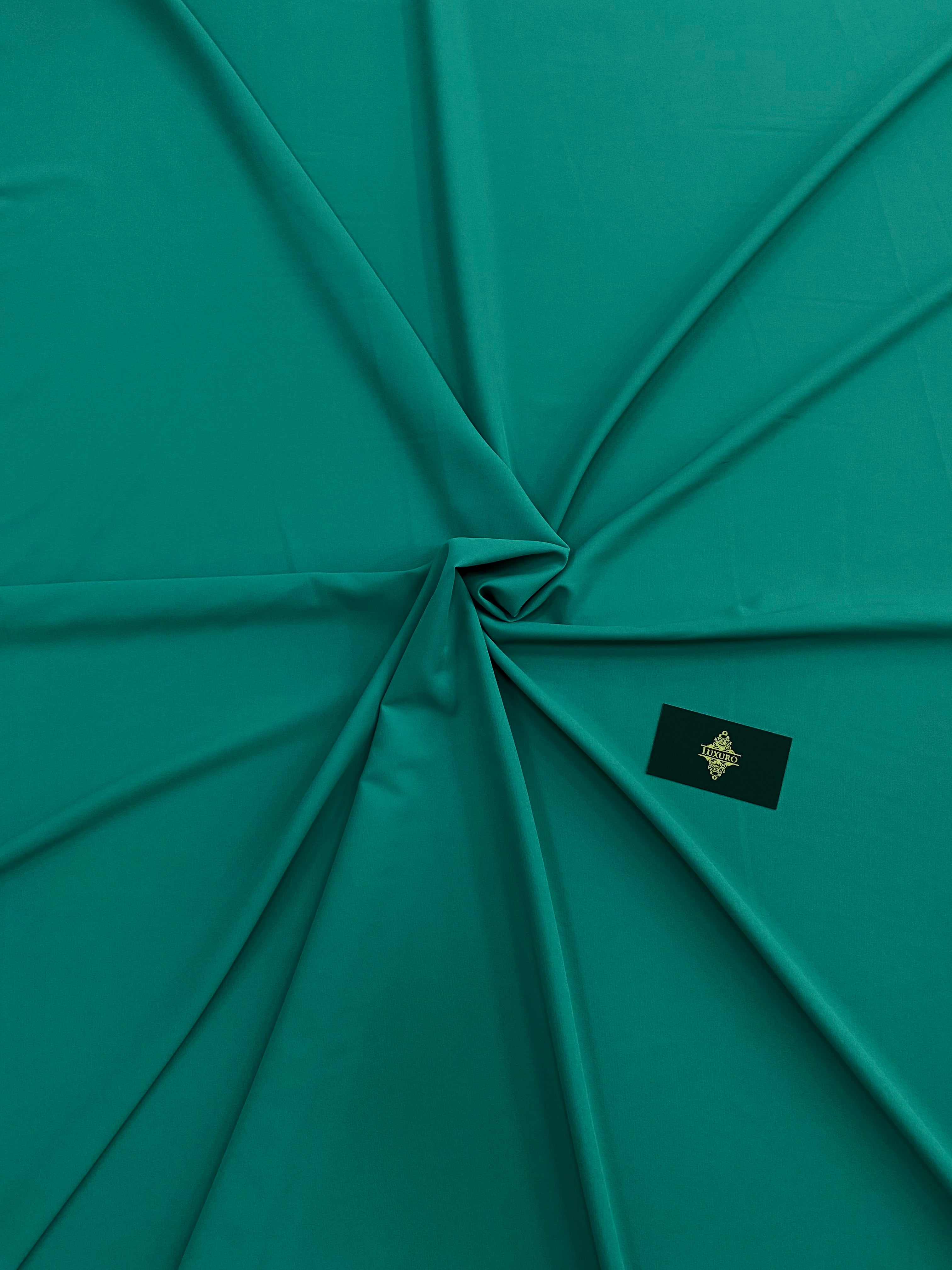 Triplu Voal Elastic Verde Marin