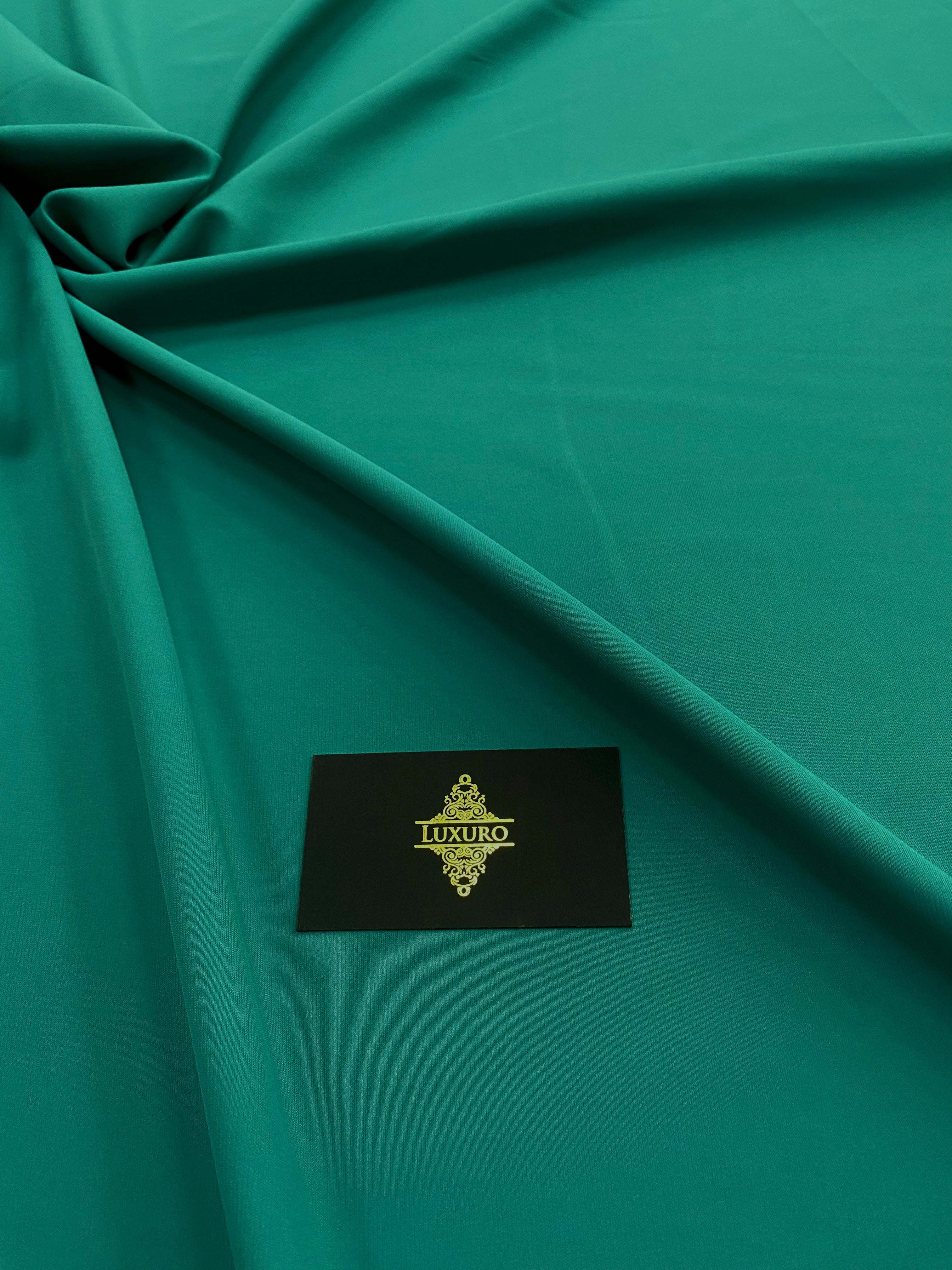 Triplu Voal Elastic Verde Marin