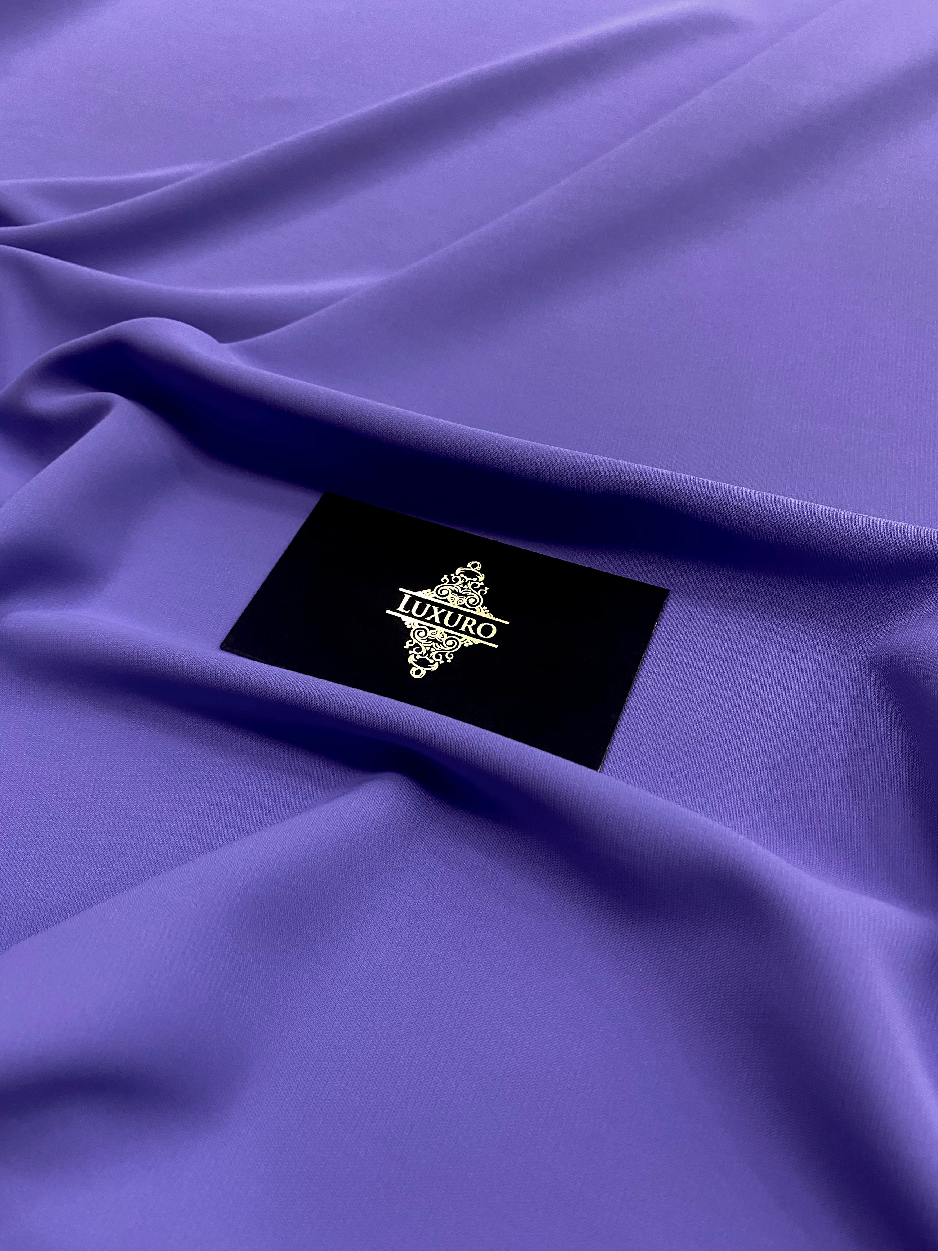 Triplu Voal Elastic Lavanda Inchis