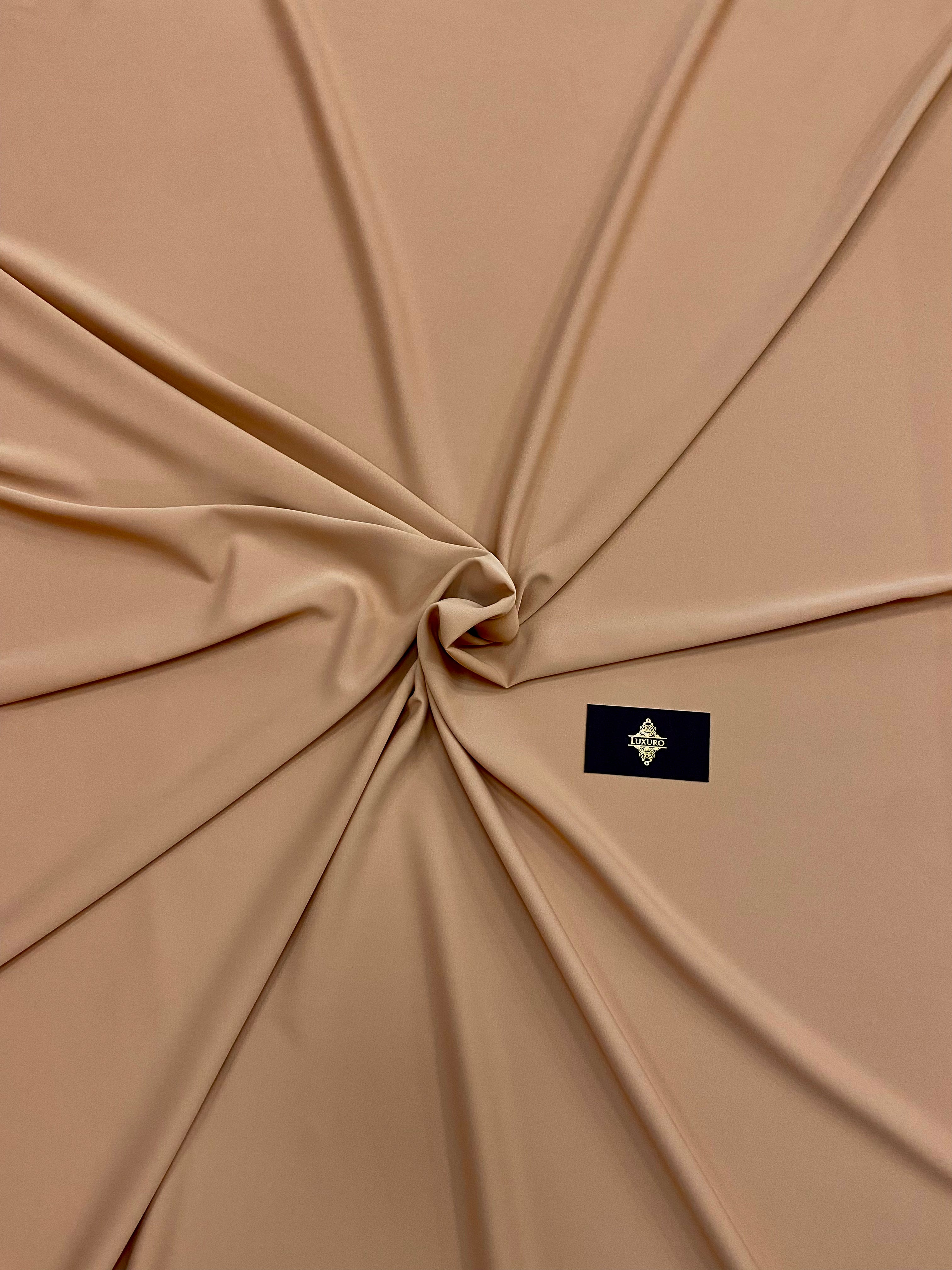Triplu Voal Elastic Nude Rose