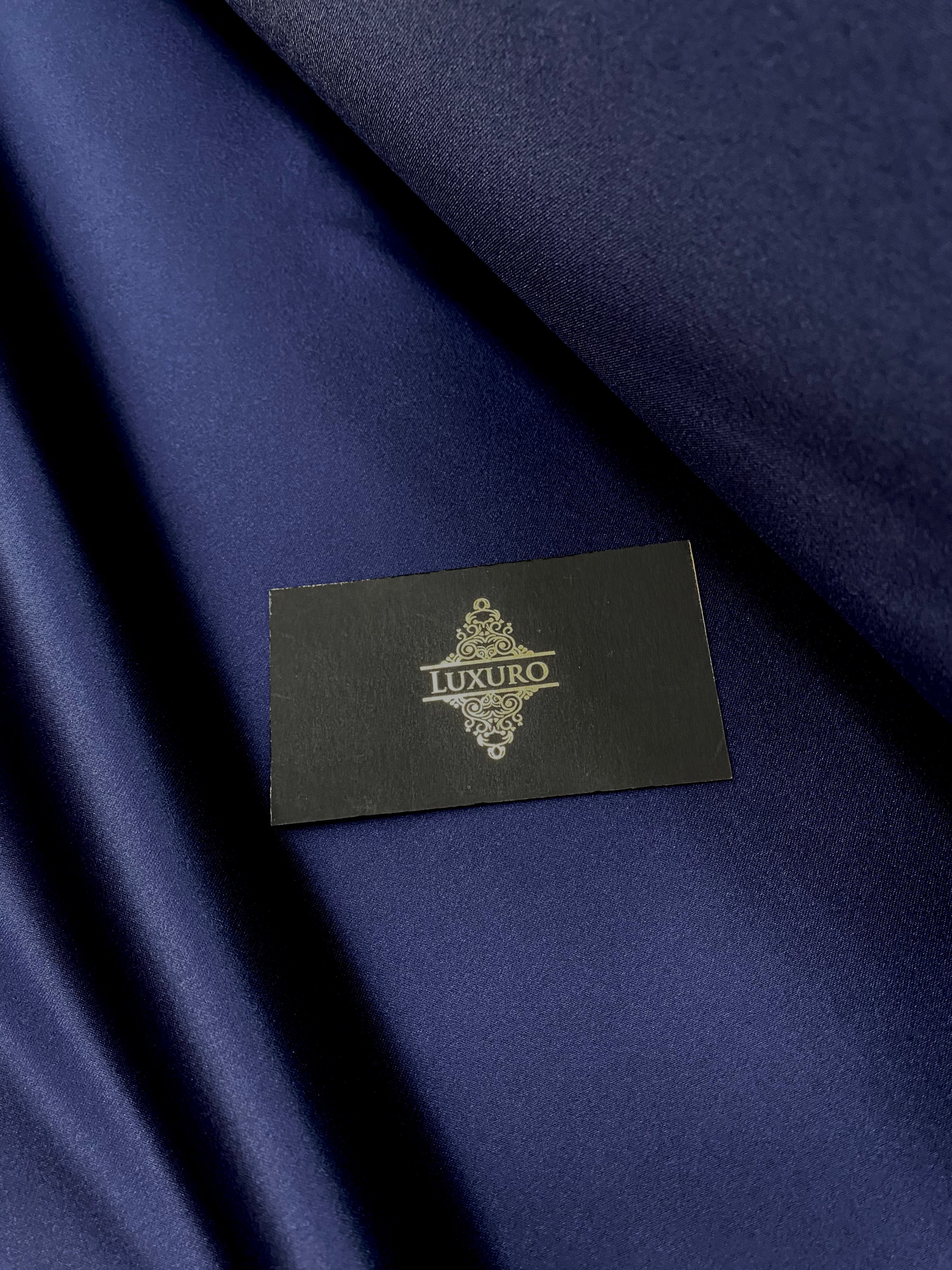 Tafta Fixa Premium Sidefata Bleumarin