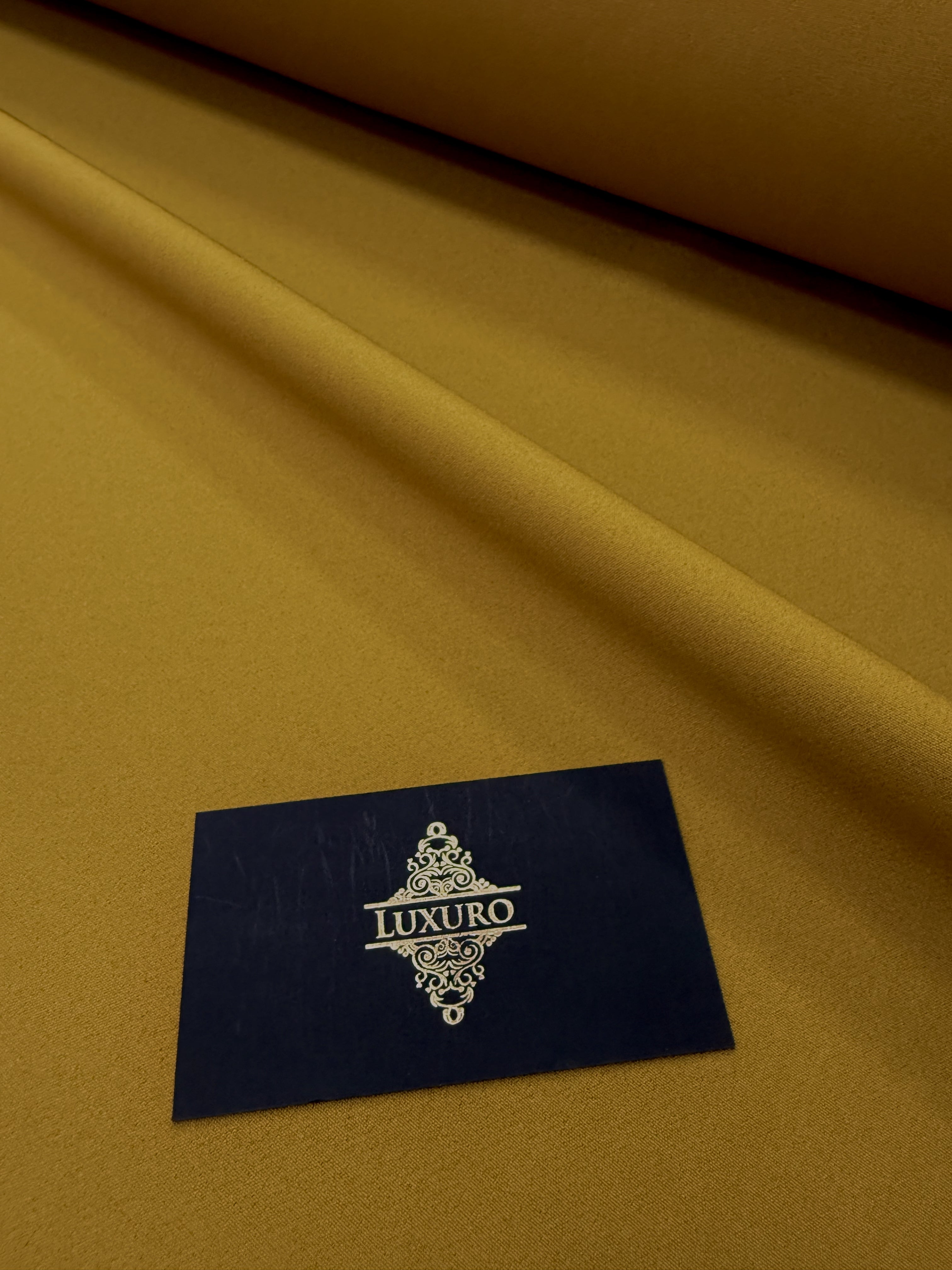 Barbie Premium Elastic Crepe Dark Mustard Yellow