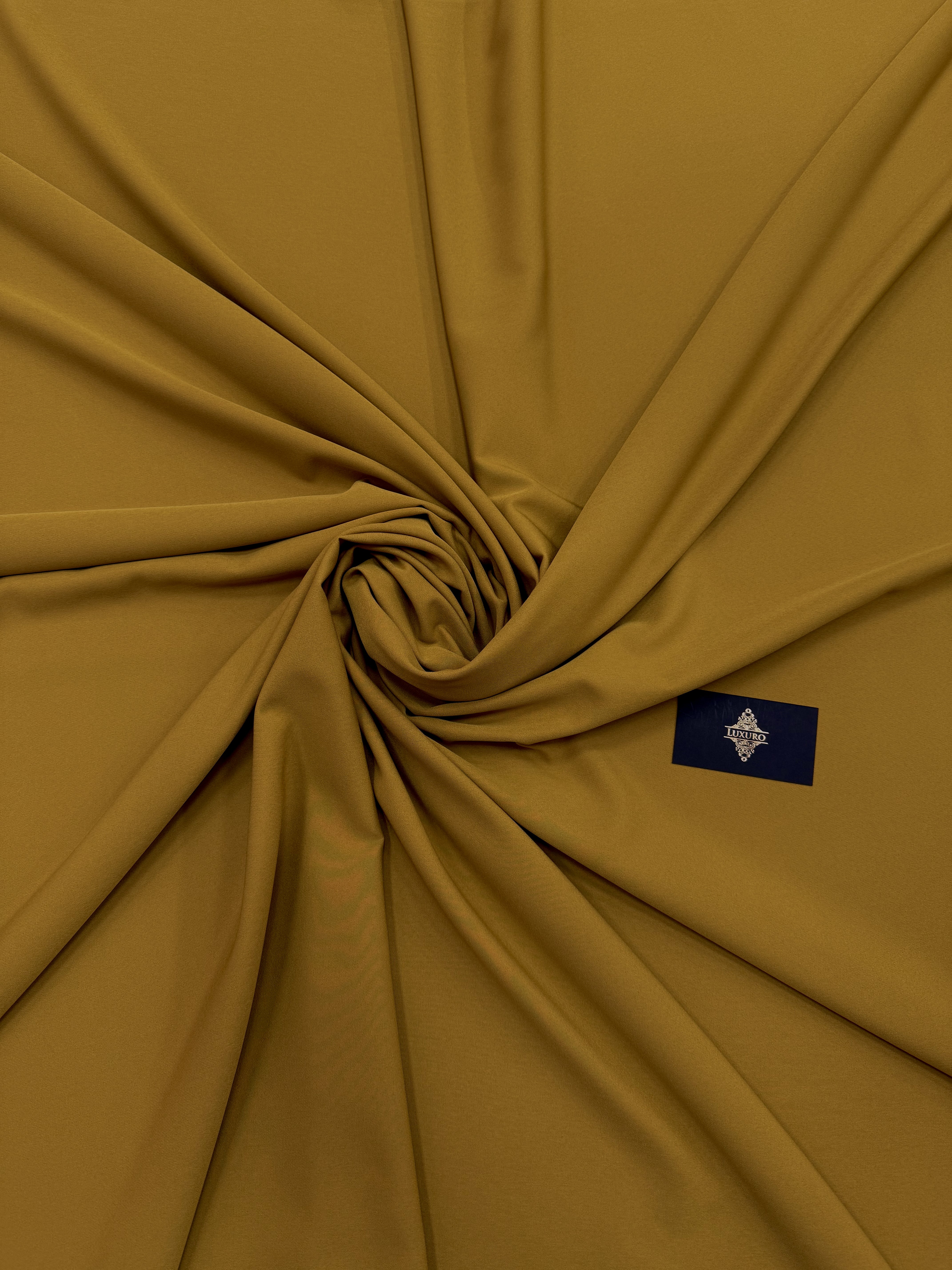 Barbie Premium Elastic Crepe Dark Mustard Yellow