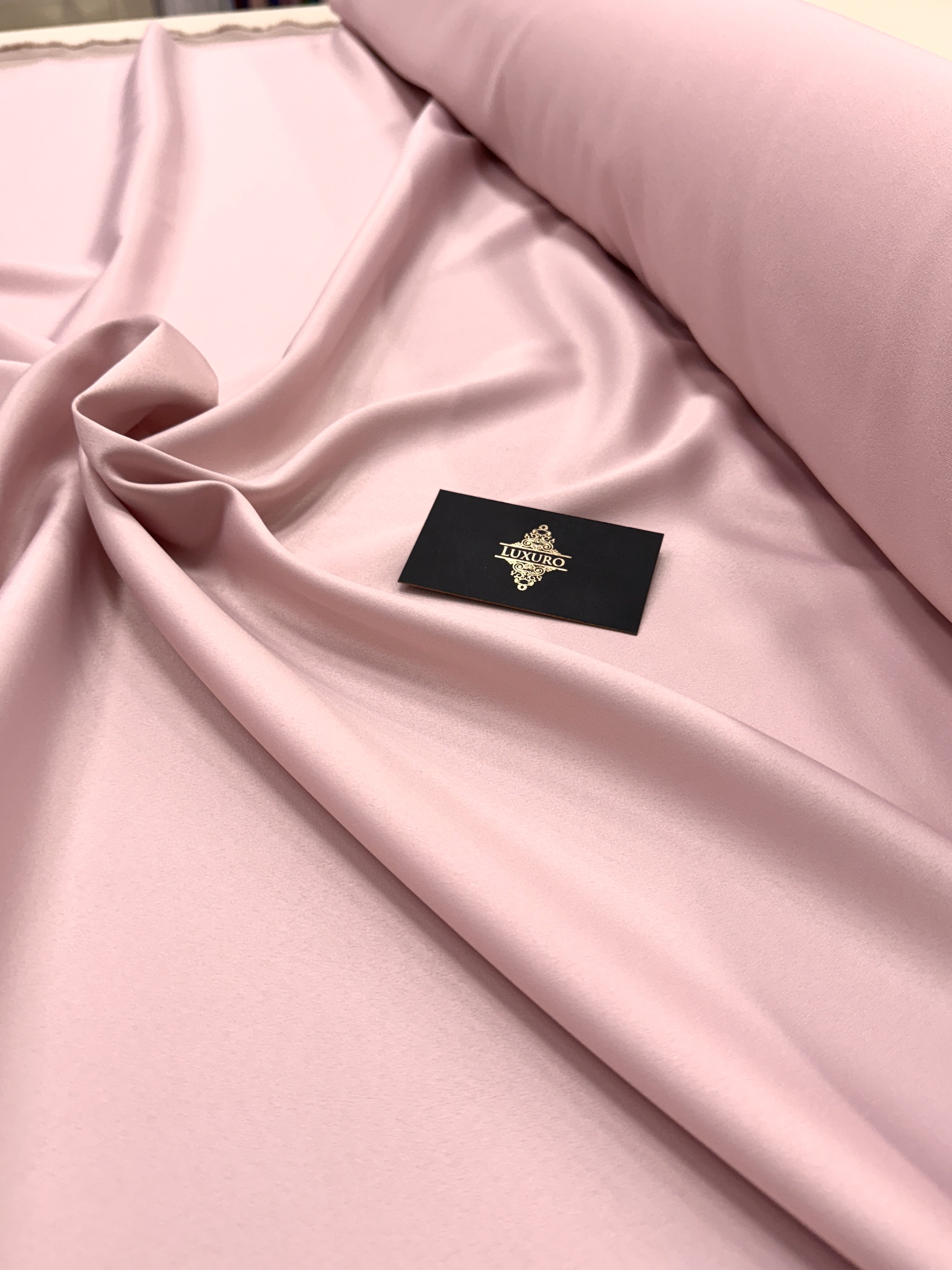 Tafta Elastica Premium Sidefata Roz Prafuit