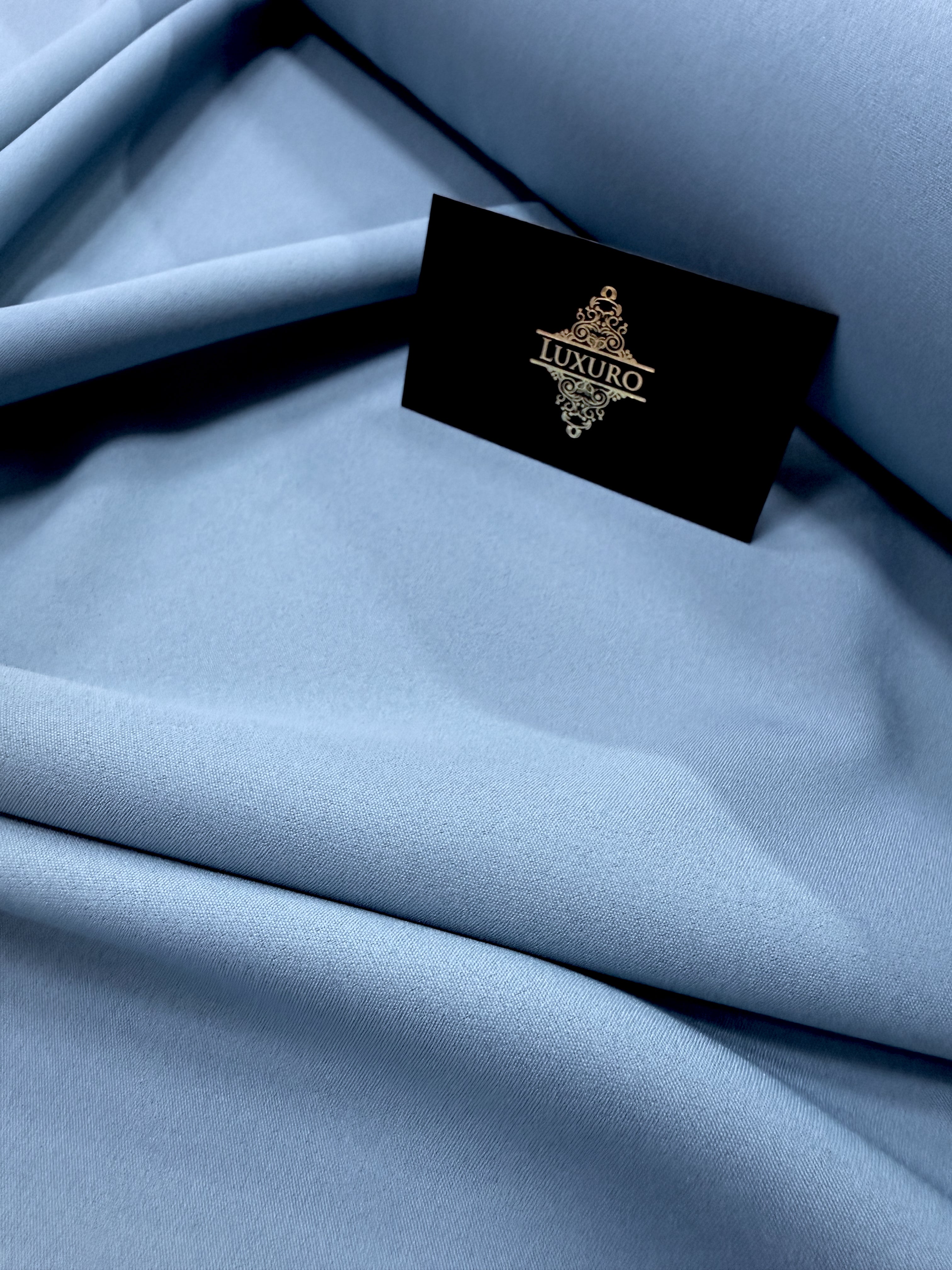 Crepe Elastic Barbie Premium Blue Vintange