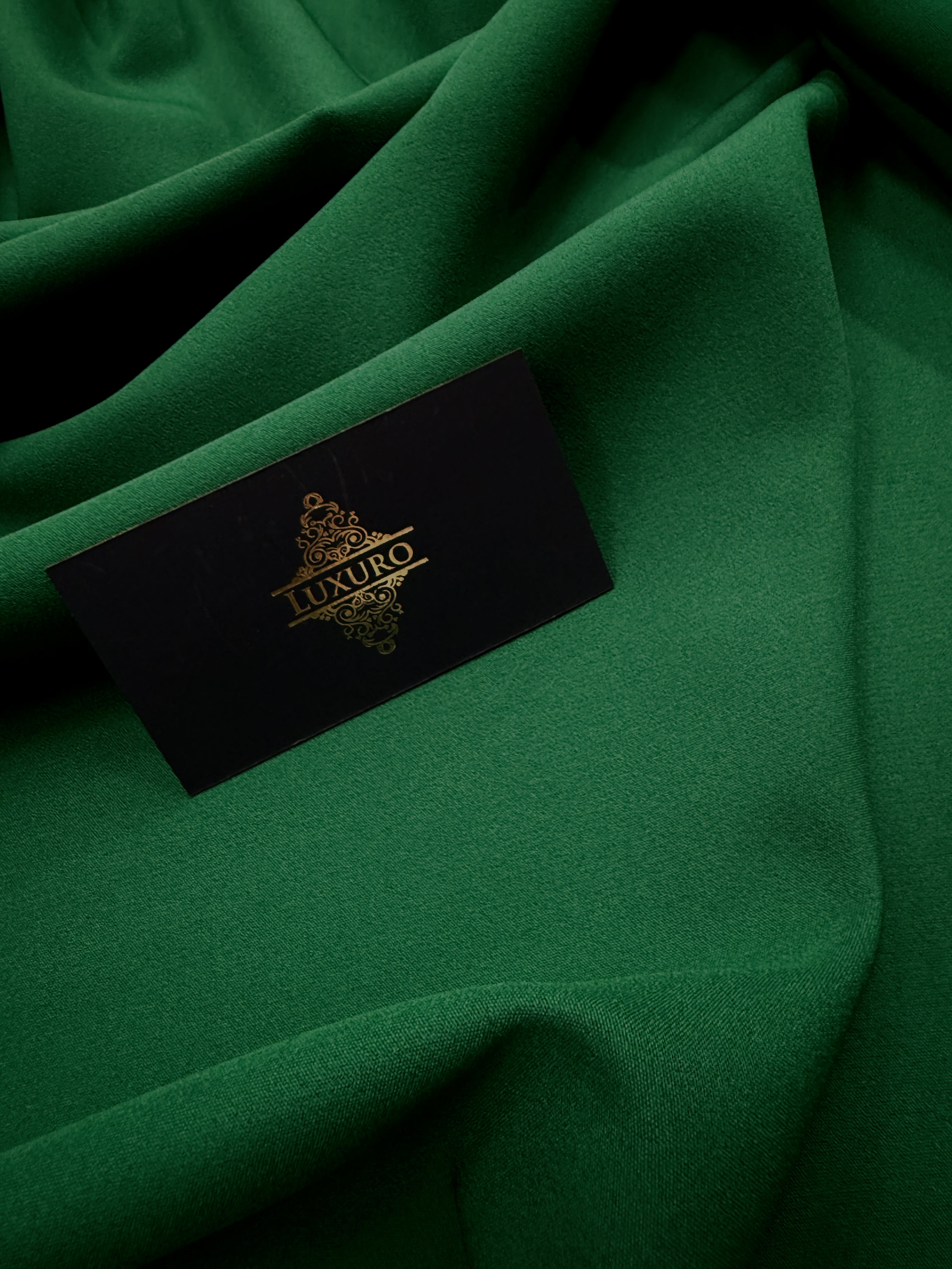 Barbie Premium Elastic Crepe Emerald Green