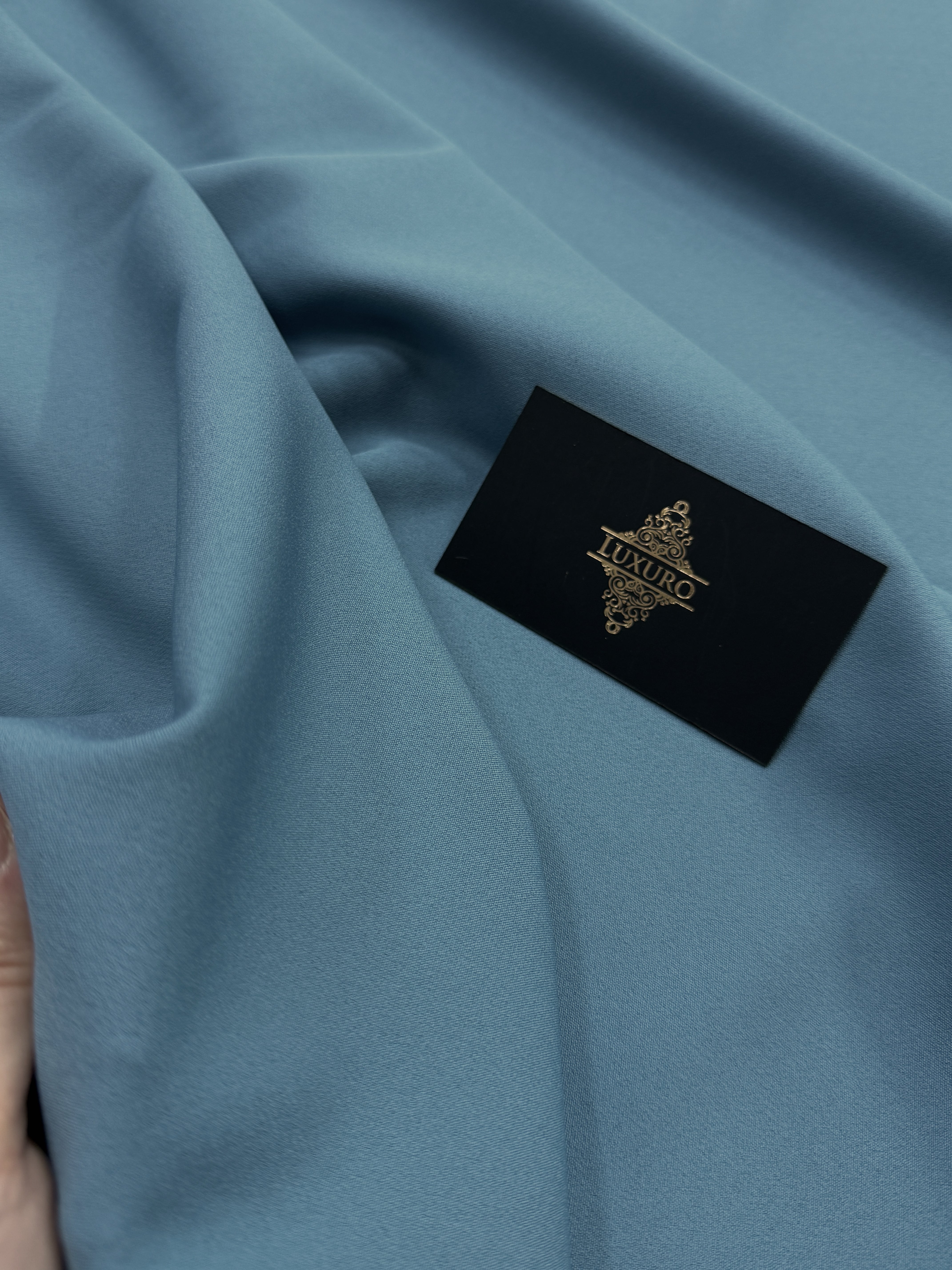 Crep Elastic Barbie Premium Albastru Nordic