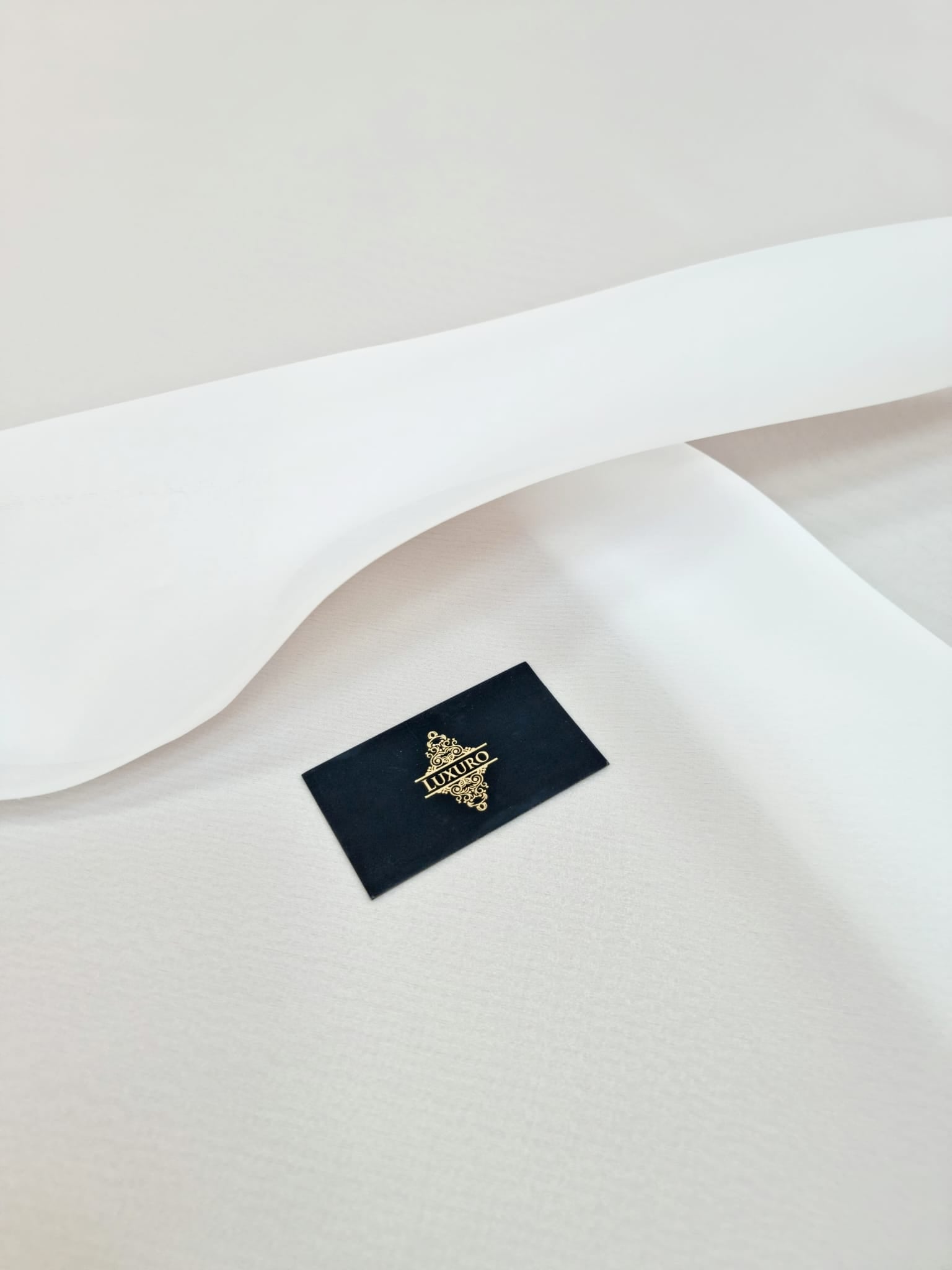 Organza gyöngyház elefántcsont - 3 m szélesség