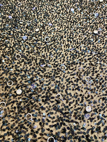 Fekete csipke Haute Couture