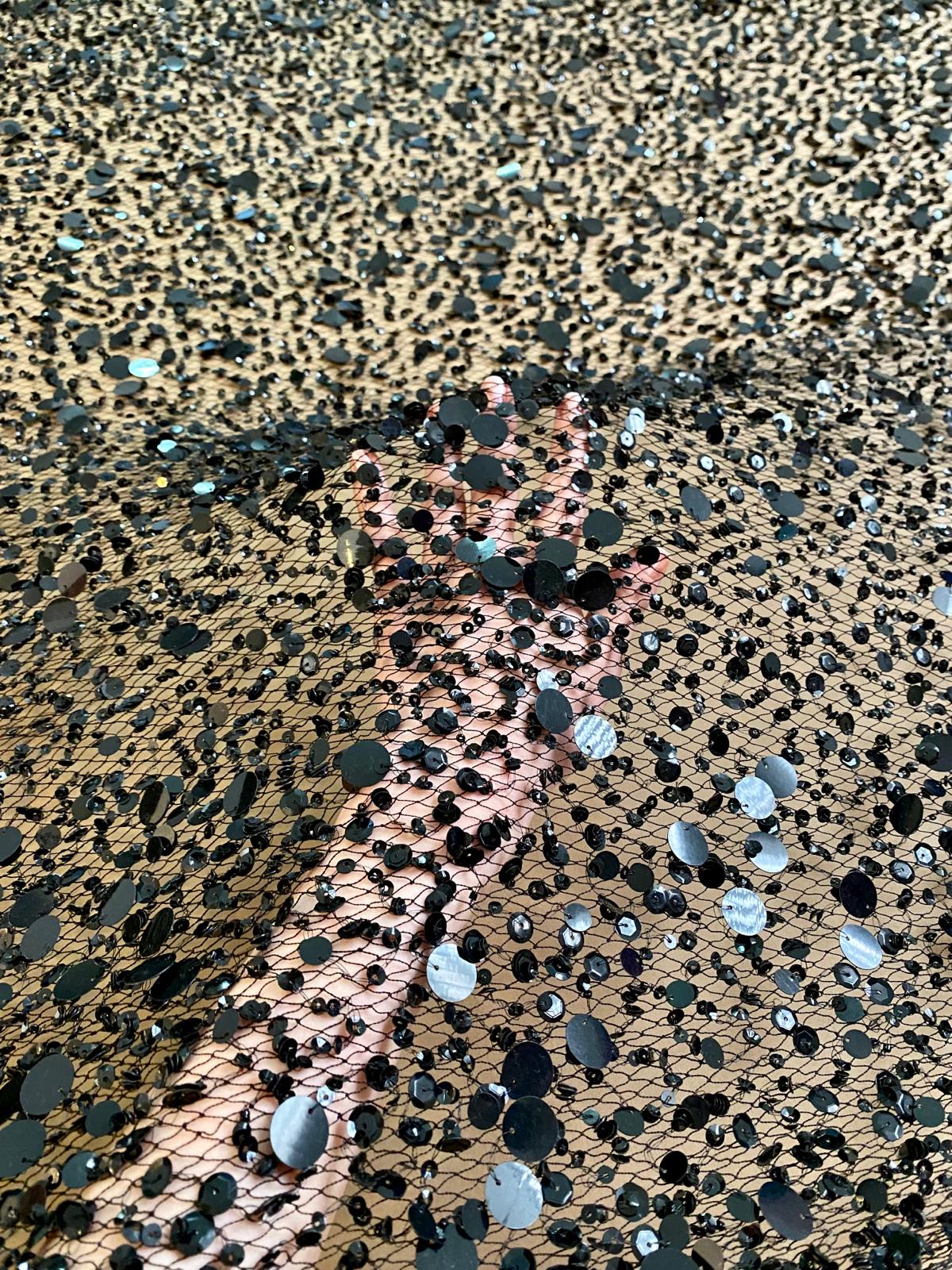 Fekete háló Haute Couture