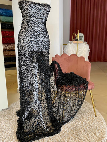 Fekete háló Haute Couture