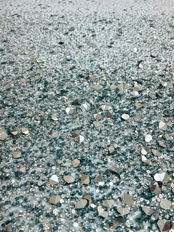 Zöld vagy kacsa csipke Haute Couture