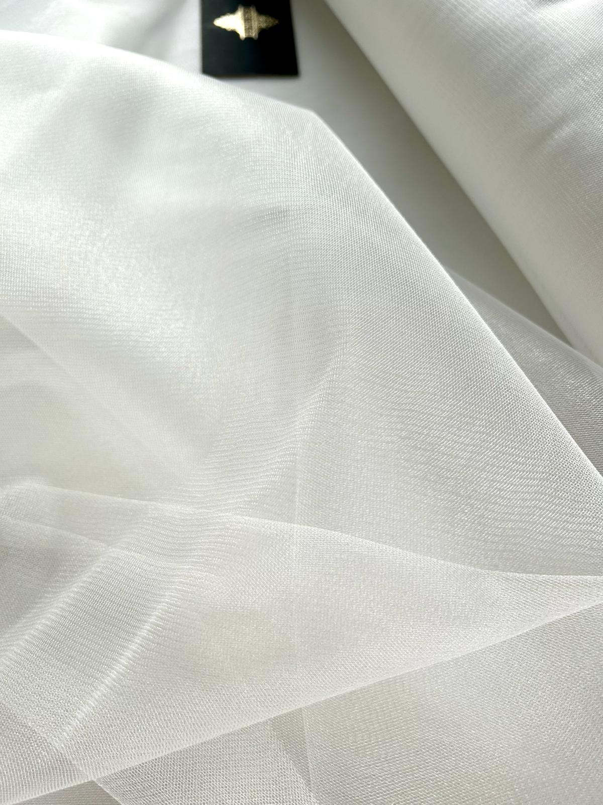 Tulle Perlat Ivory- 3 m Latime