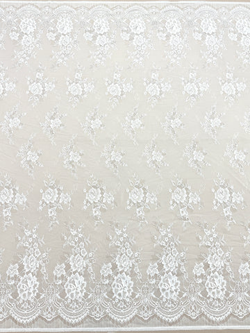 Dantela Chantilly Ivory - Cupon 3 m