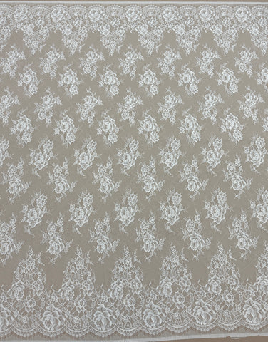 Dantela Chantilly Ivory - Cupon 3 m