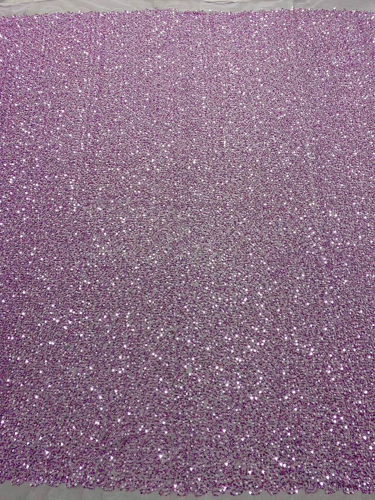 Dantela Couture Pudra cu Model General, cu Margele si Paiete