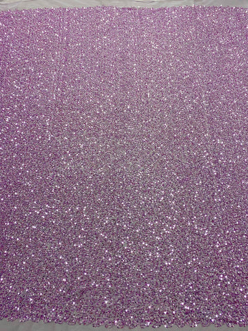 Dantela Couture Pudra cu Model General, cu Margele si Paiete