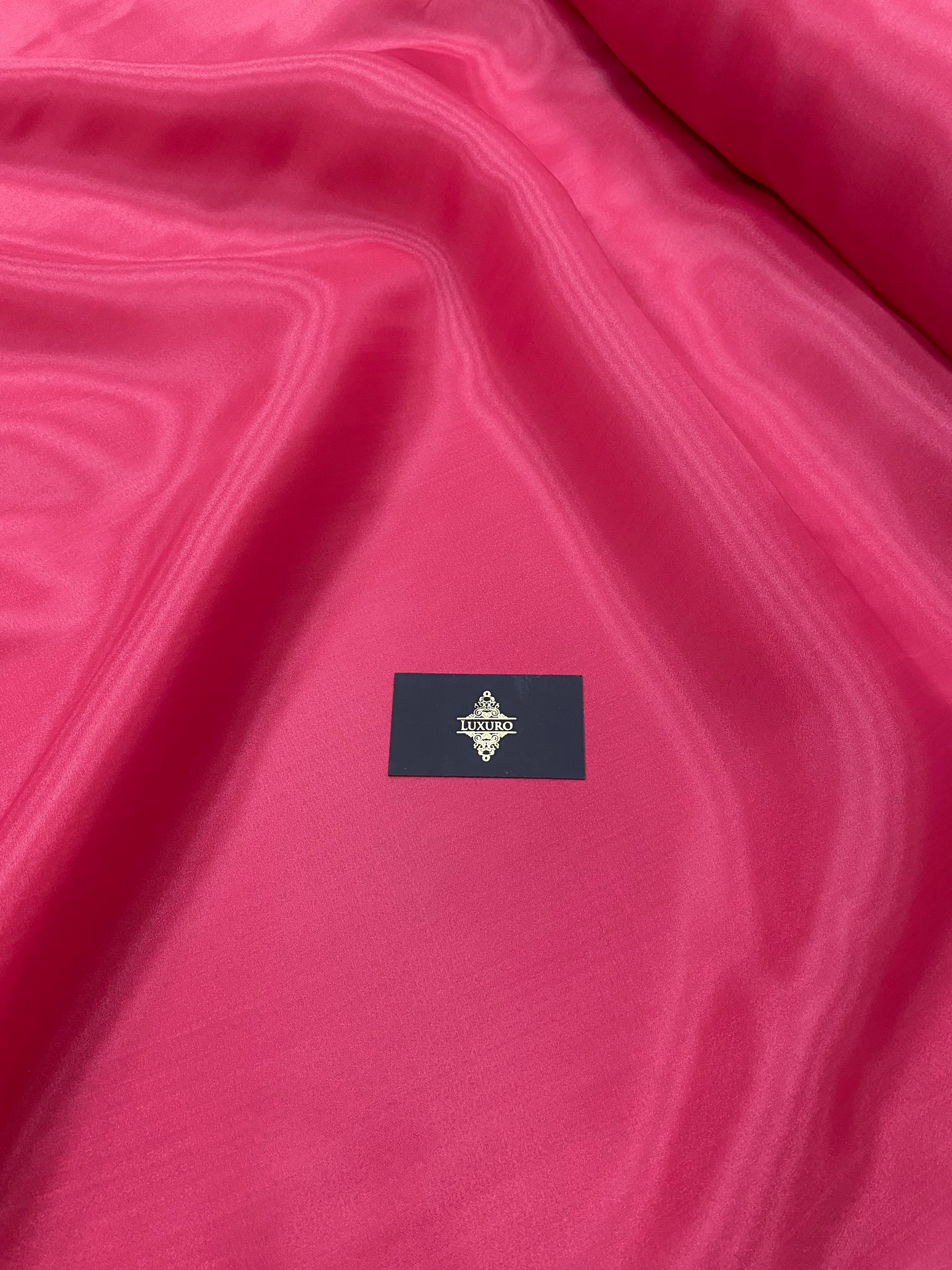 Organza Gyöngyházvörös Világos - 3 m Szélesség