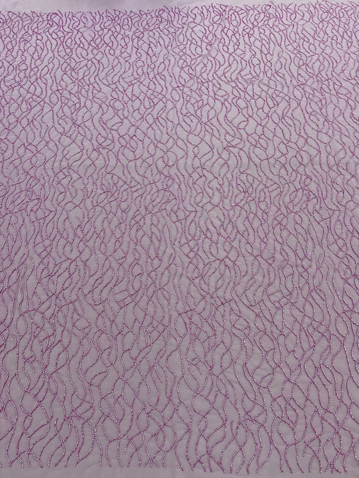 Dantela Couture Pudra cu Siraguri din Margele