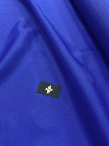 Organza gyöngyházkék királykék - 3 m szélesség