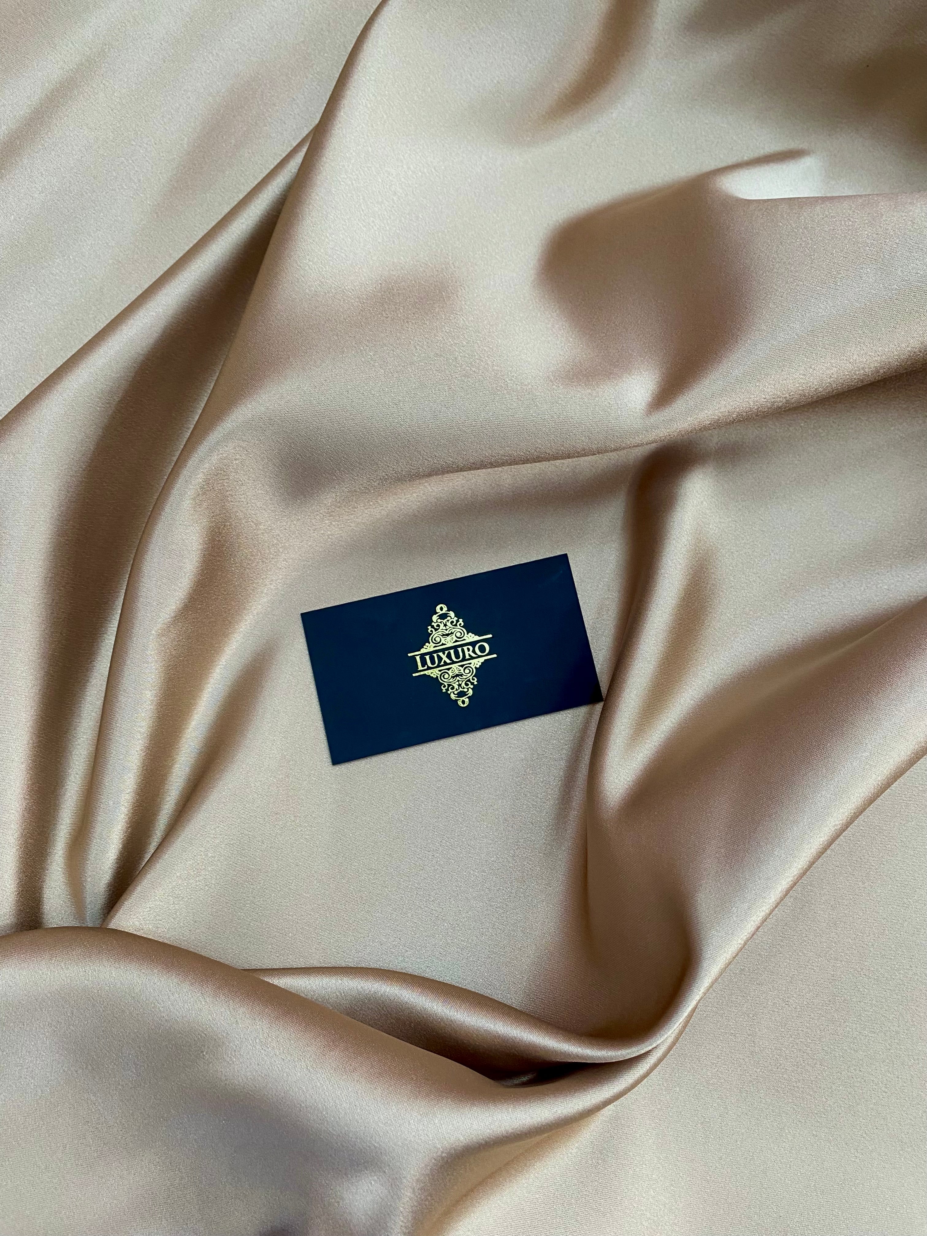 Tafta Fixa Premium Sidefata Nude Inchis