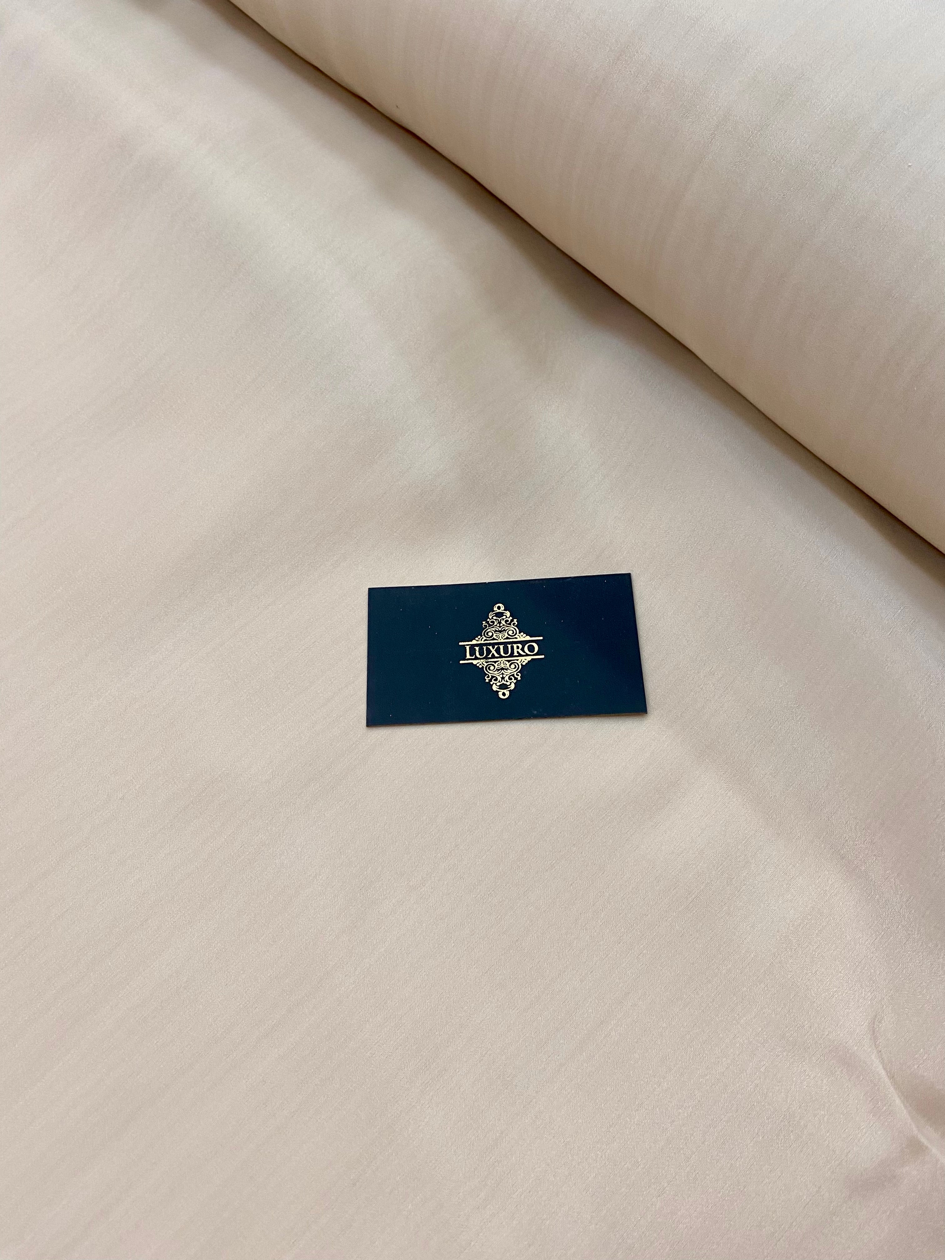 Organza világos bézs gyöngyház - 3 m szélesség