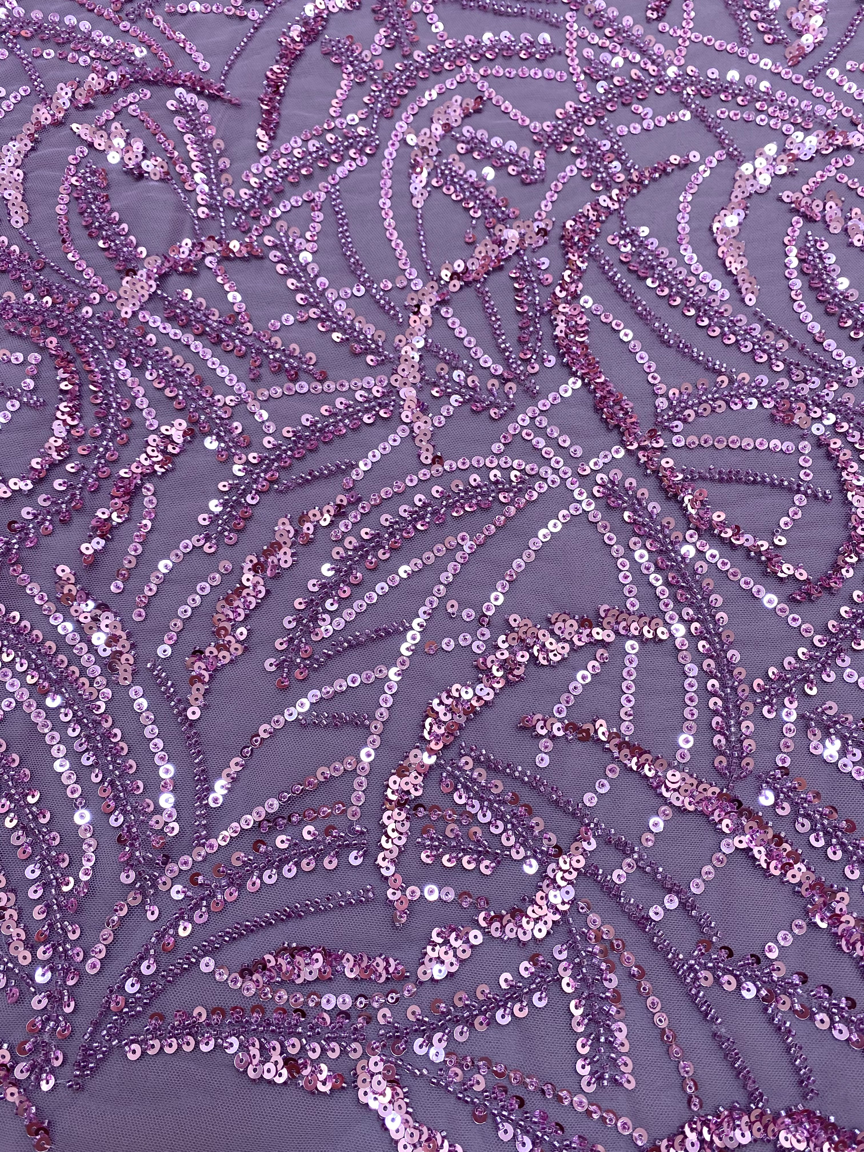 Dantela Couture Por, Lineáris és Levélmintás, Gyöngyökkel és Flitterekkel