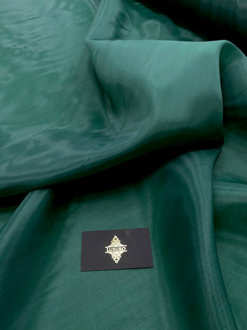 Organza Sidefata Verde Smarald -  3 m Latime