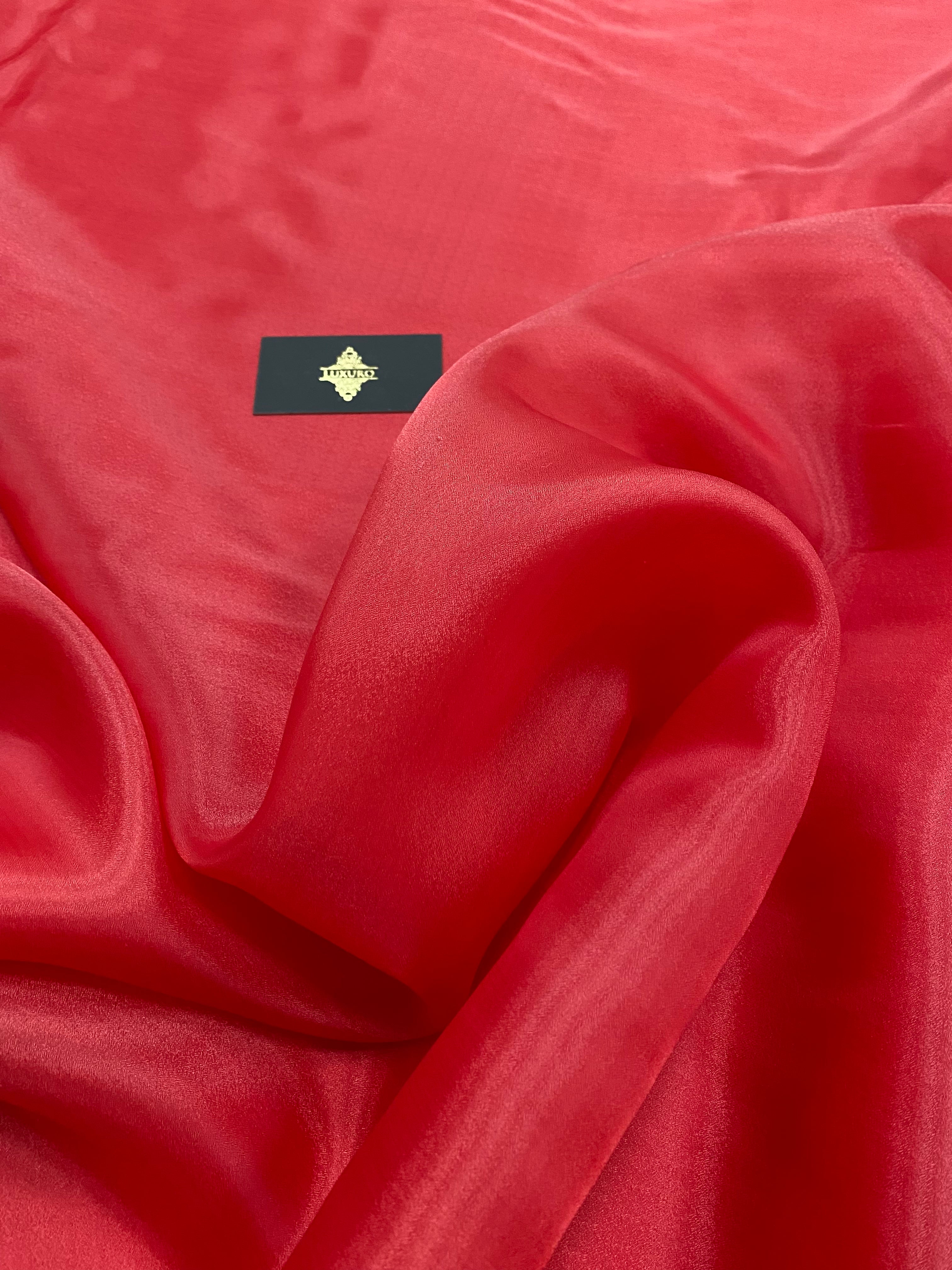 Organza Gyöngyházvörös Élénk - 3 m Szélesség