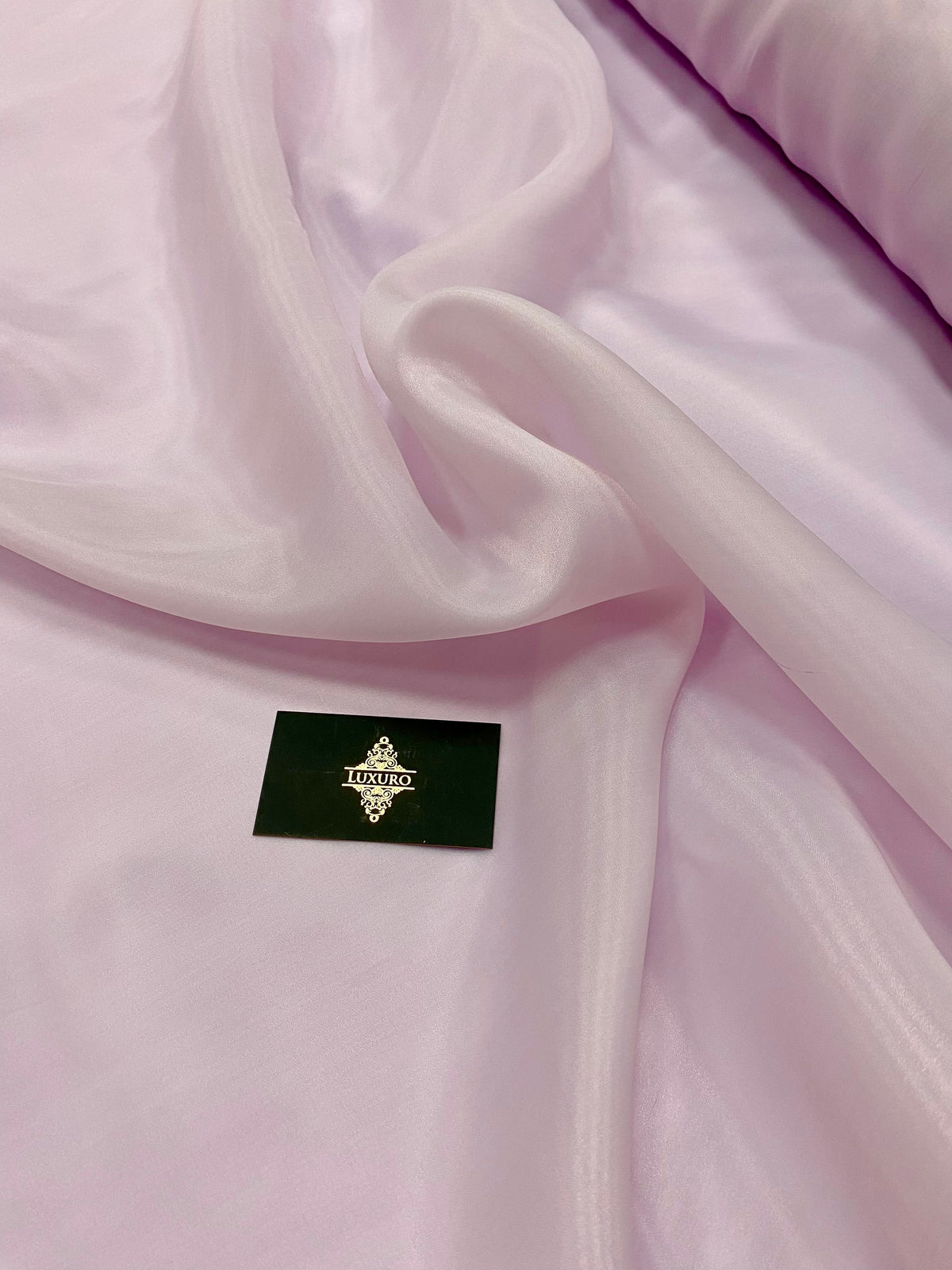 Organza Gyöngyházfényű Világos Levendula - 3 m Szélesség
