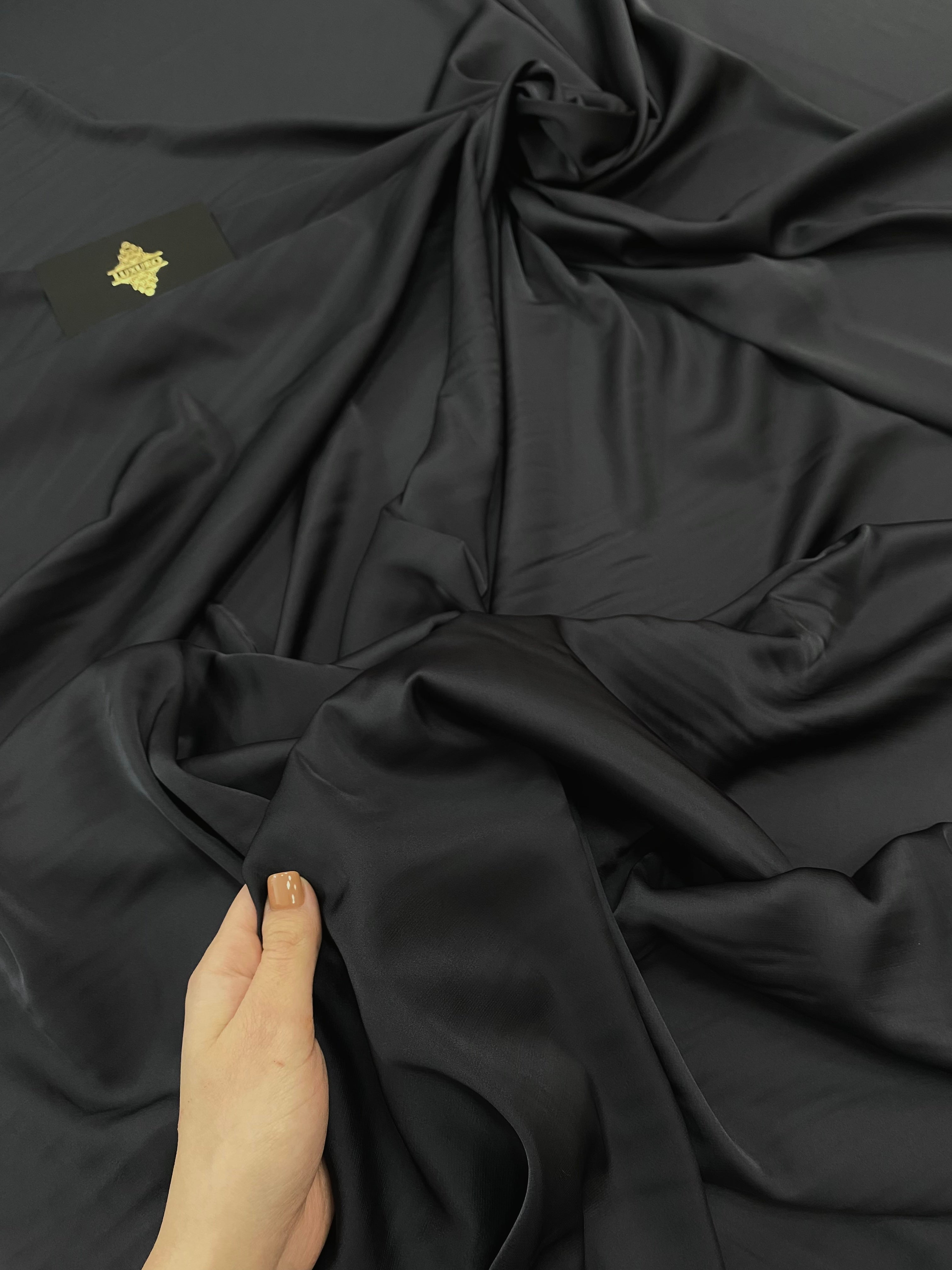 Satin Elastic Matasos Premium Gri Antracit