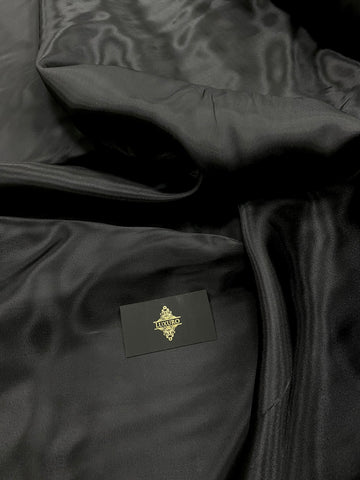 Organza Sidefata Neagra -  3 m Latime