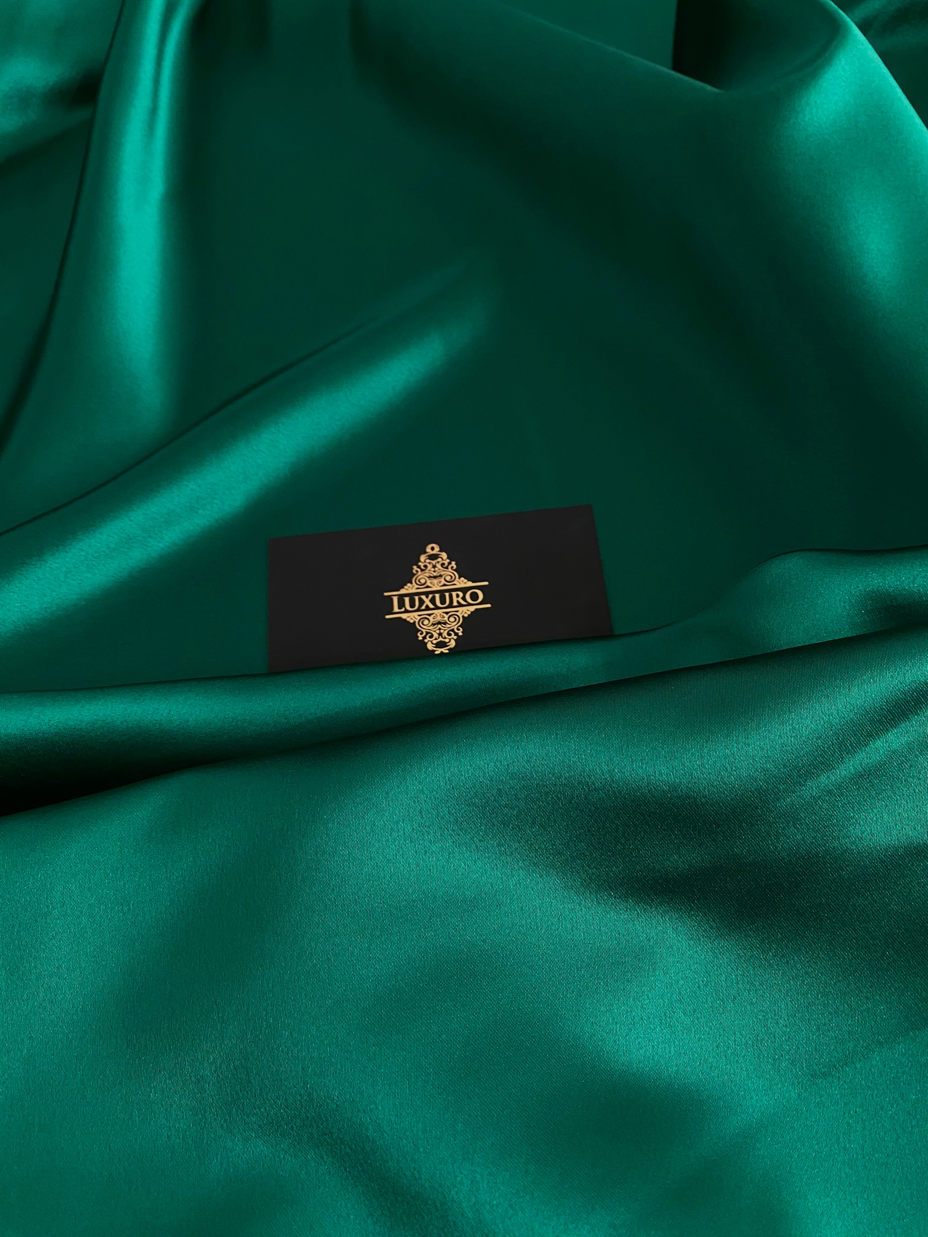 Tafta Fixa Premium Sidefata Verde Smarald