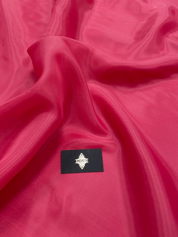 Organza Gyöngyházvörös Világos - 3 m Szélesség