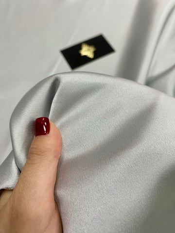 Tafta Fixa Premium Sidefata Argintie