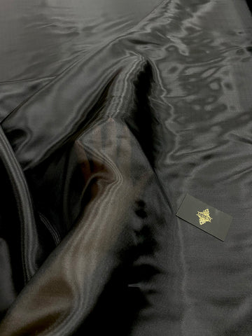 Organza Sidefata Neagra -  3 m Latime