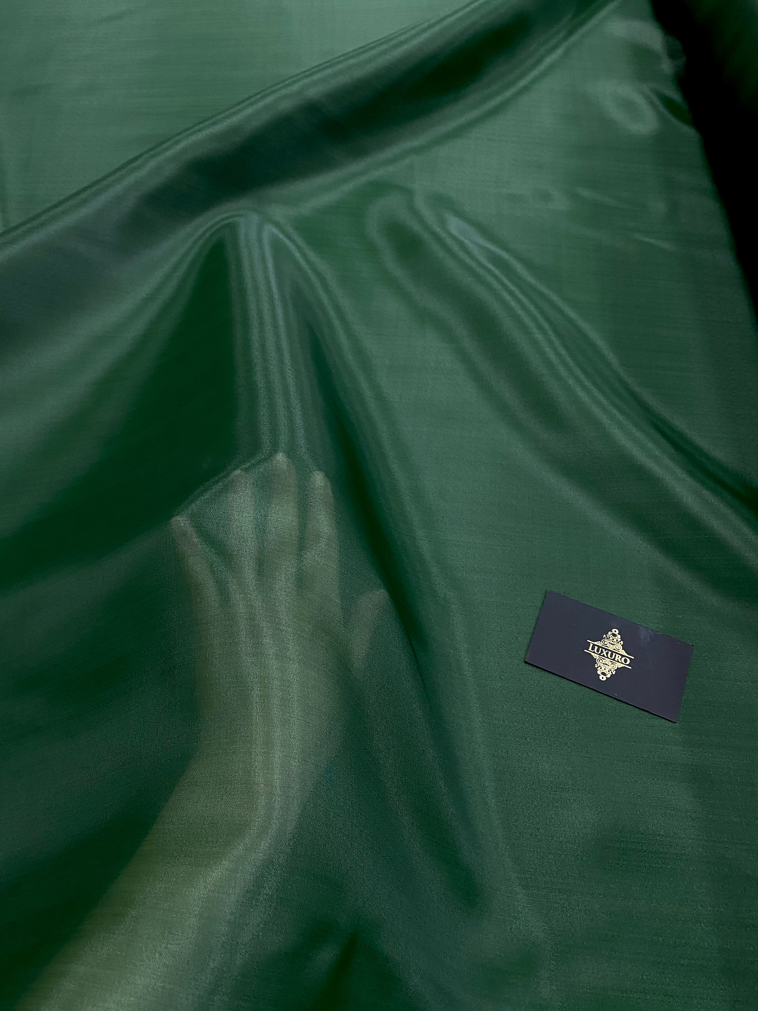 Sötétzöld gyöngyház organza - 3 m szélesség