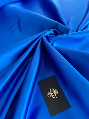 Tafta Fixa Premium Sidefata Albastru Royal