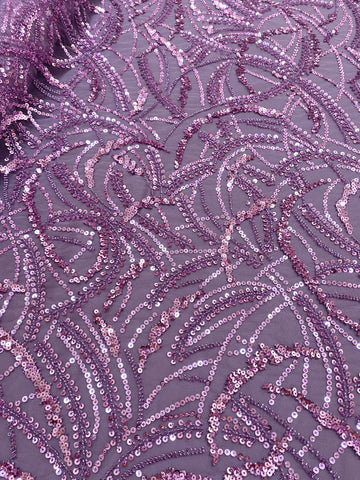 Dantela Couture Por, Lineáris és Levélmintás, Gyöngyökkel és Flitterekkel