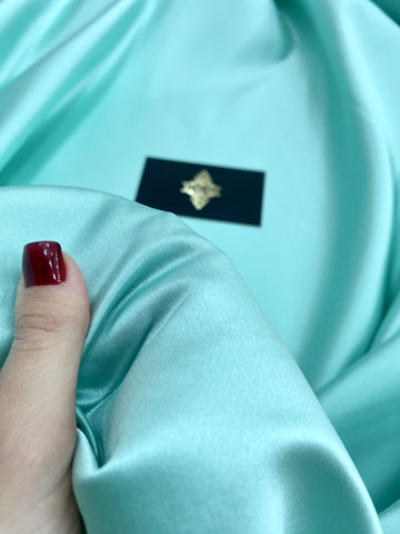 Tafta Fixa Premium Sidefata Turcoaz