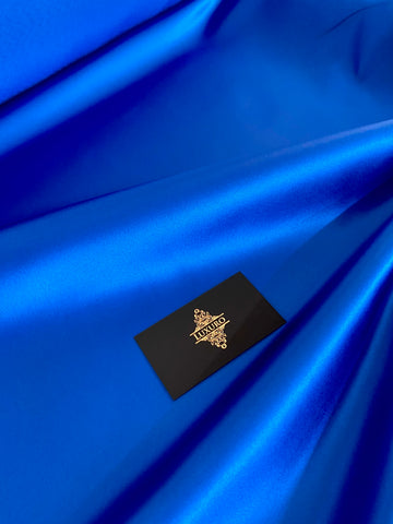 Tafta Fixa Premium Sidefata Albastru Royal