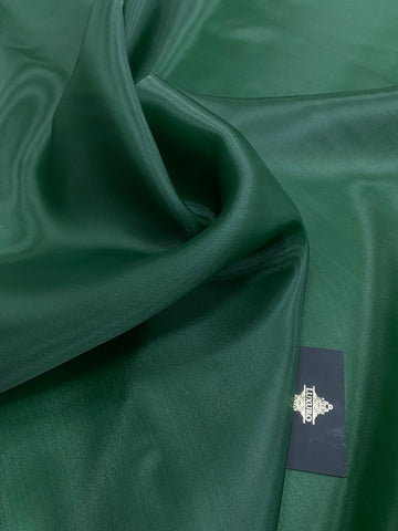 Sötétzöld gyöngyház organza - 3 m szélesség