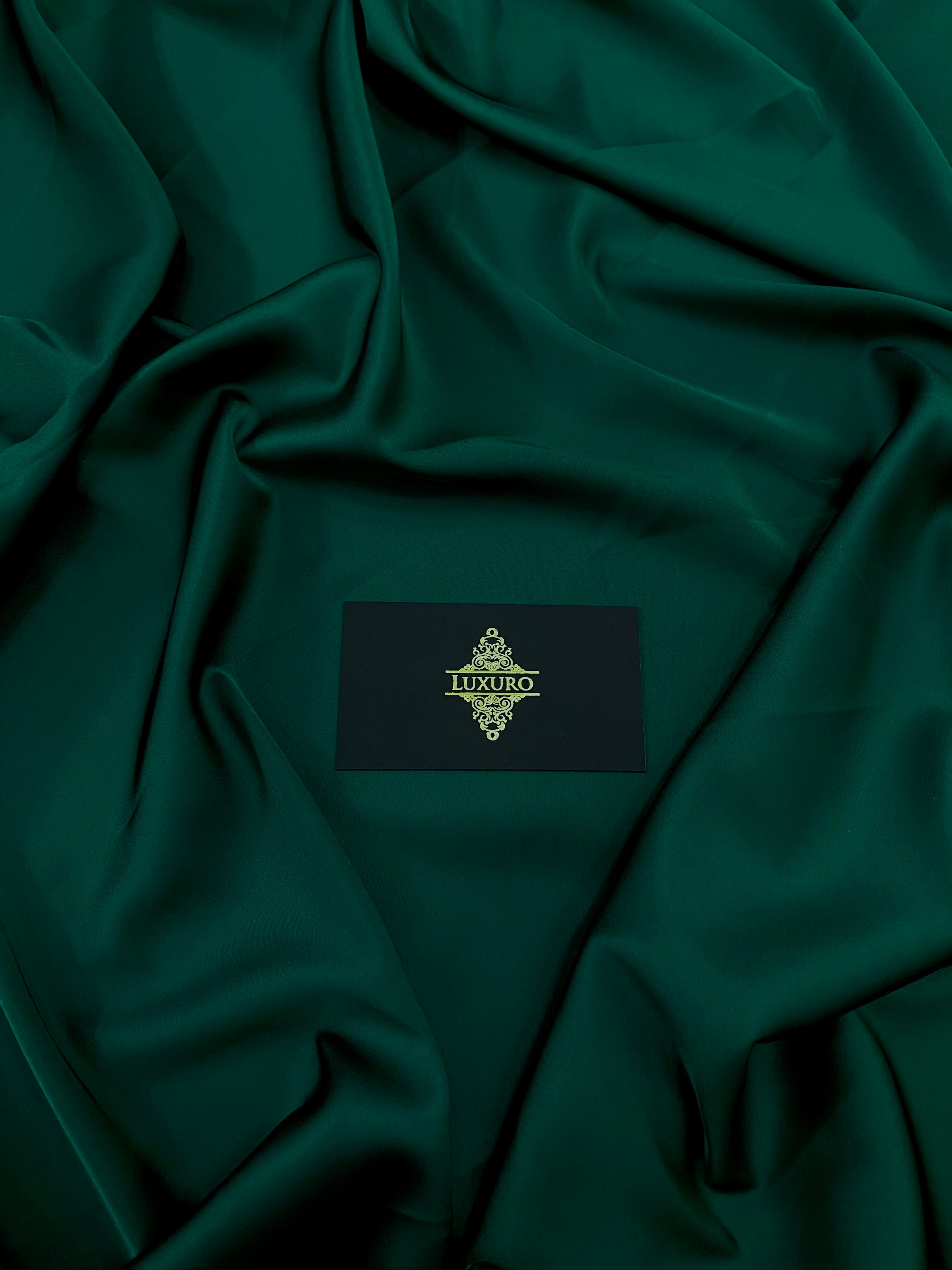 Satin Elastic Matasos Premium Verde Smarald