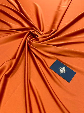 Szatén elasztikus prémium terrakotta