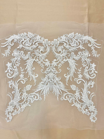Set de Panouri pentru Bust cu Model Geometric, cu Cristale, Perle si Paiete