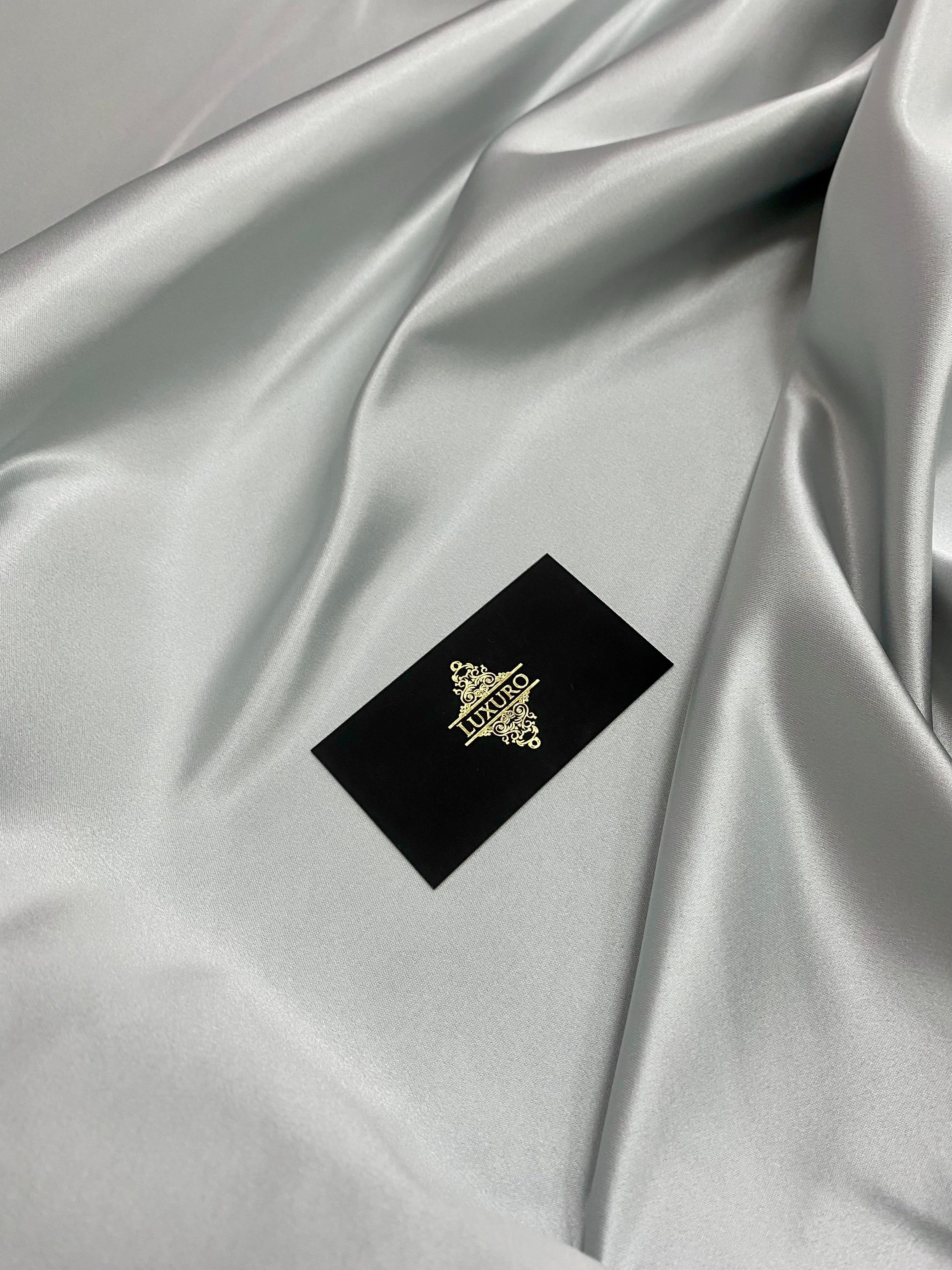 Tafta Fixa Premium Sidefata Argintie